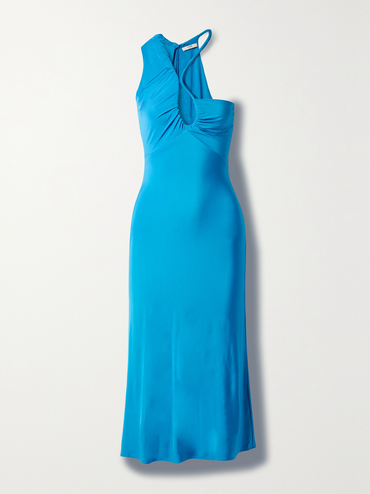 Et Ochs Phebe Cord Halterneck Midi-dress In Blue
