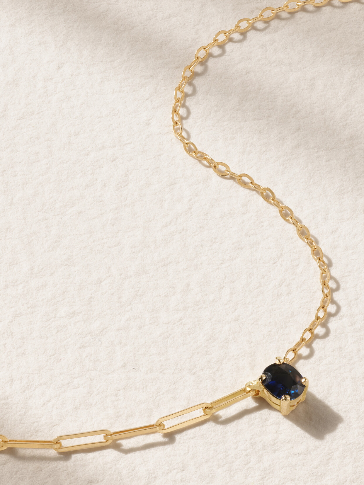 Yvonne Léon - 18-karat Gold Sapphire Necklace - Blue