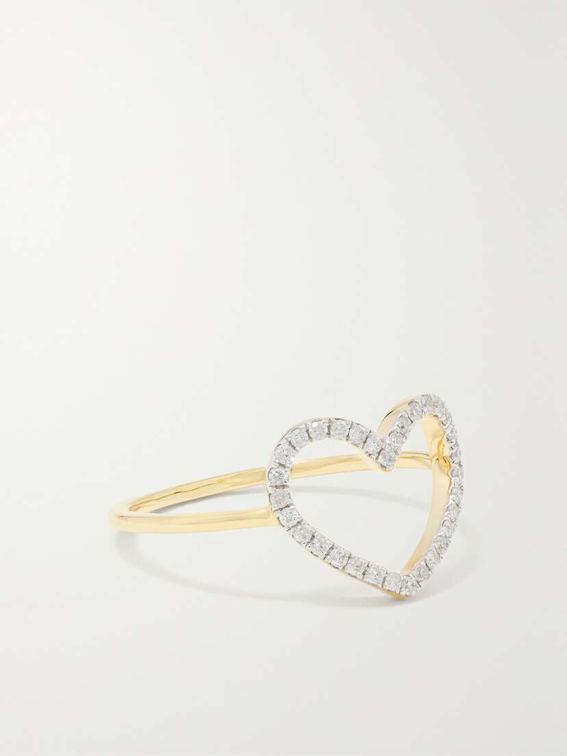 Yvonne Léon Open Heart 1-karat Gold Diamond Ring