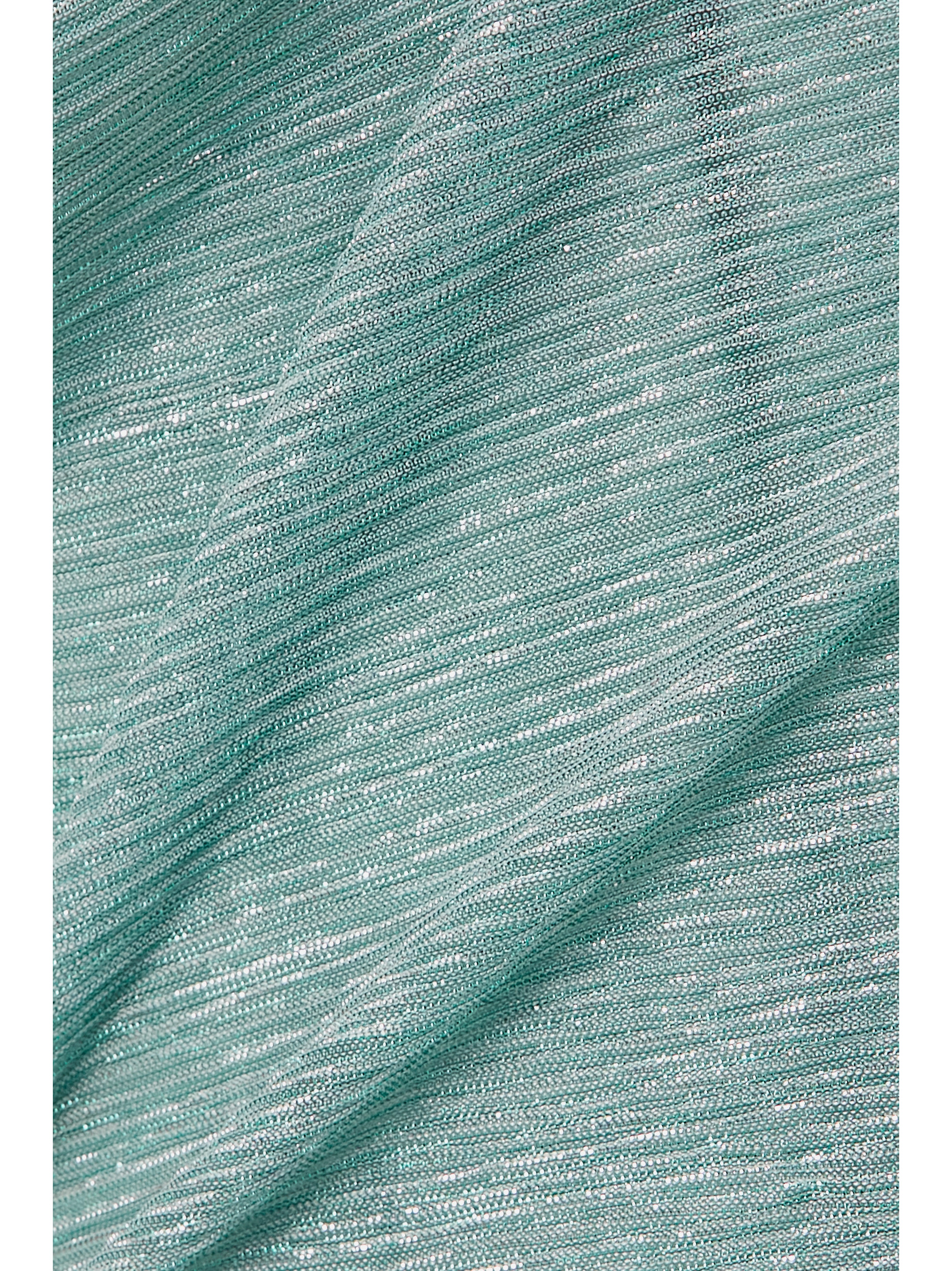 TALBOT RUNHOF Draped metallic voile gown thumbnail