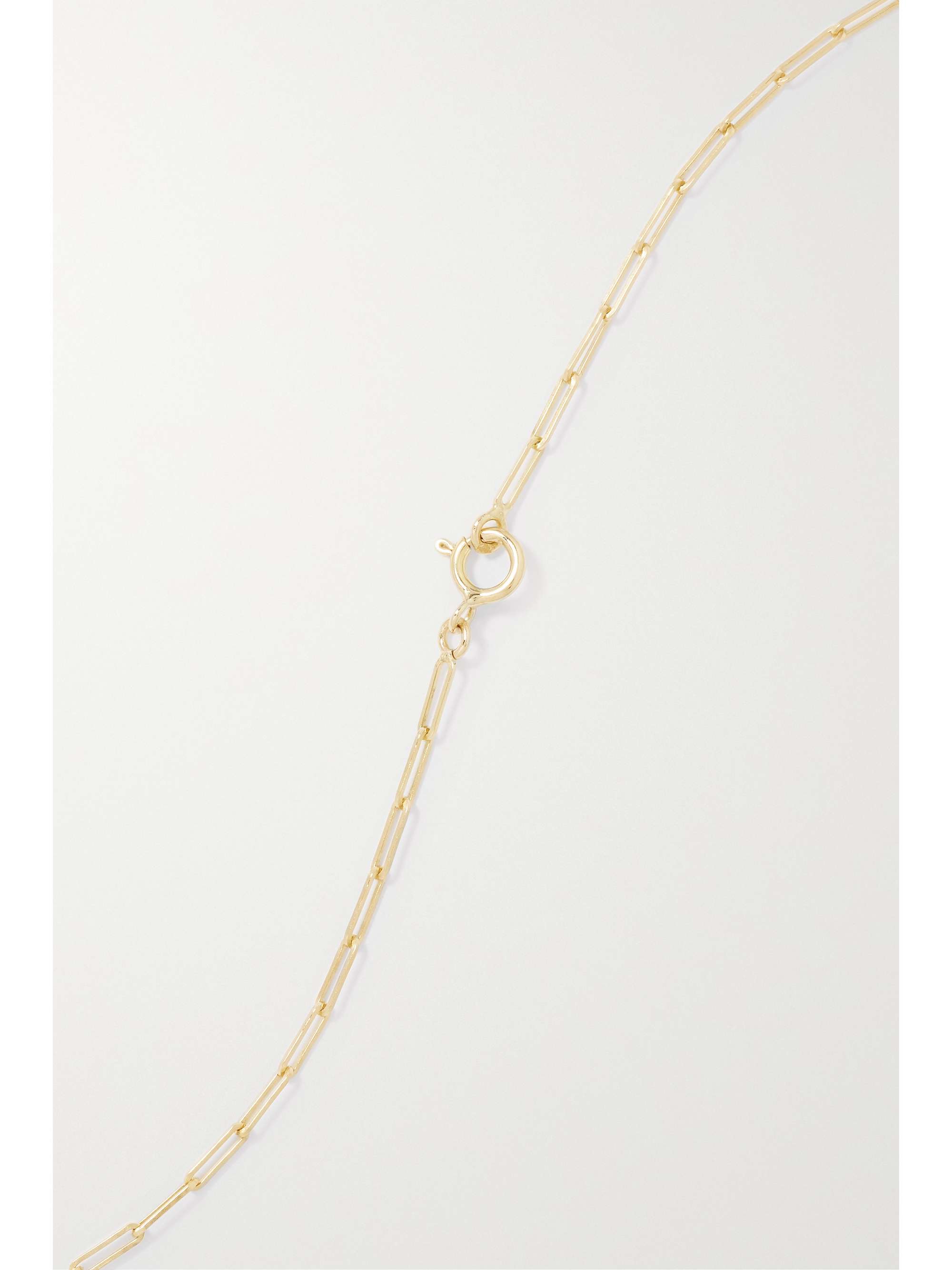 YVONNE LÉON Reversible 9- and 18-karat gold multi-stone necklace