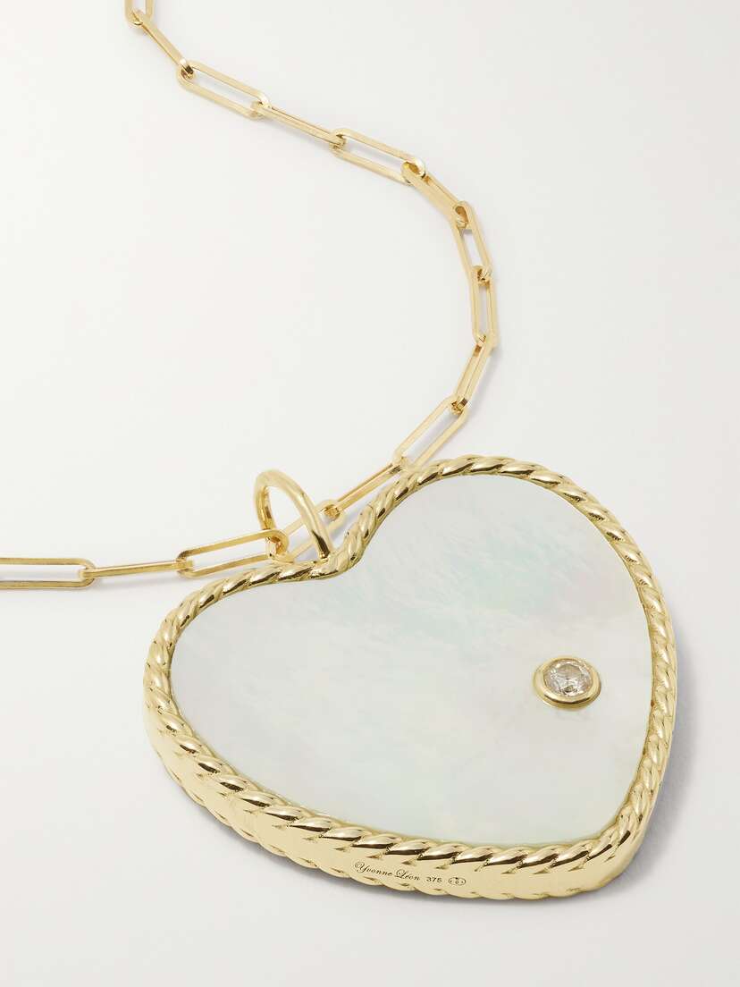 Yvonne Léon Reversible 9- And 18-karat Gold Multi-stone Necklace