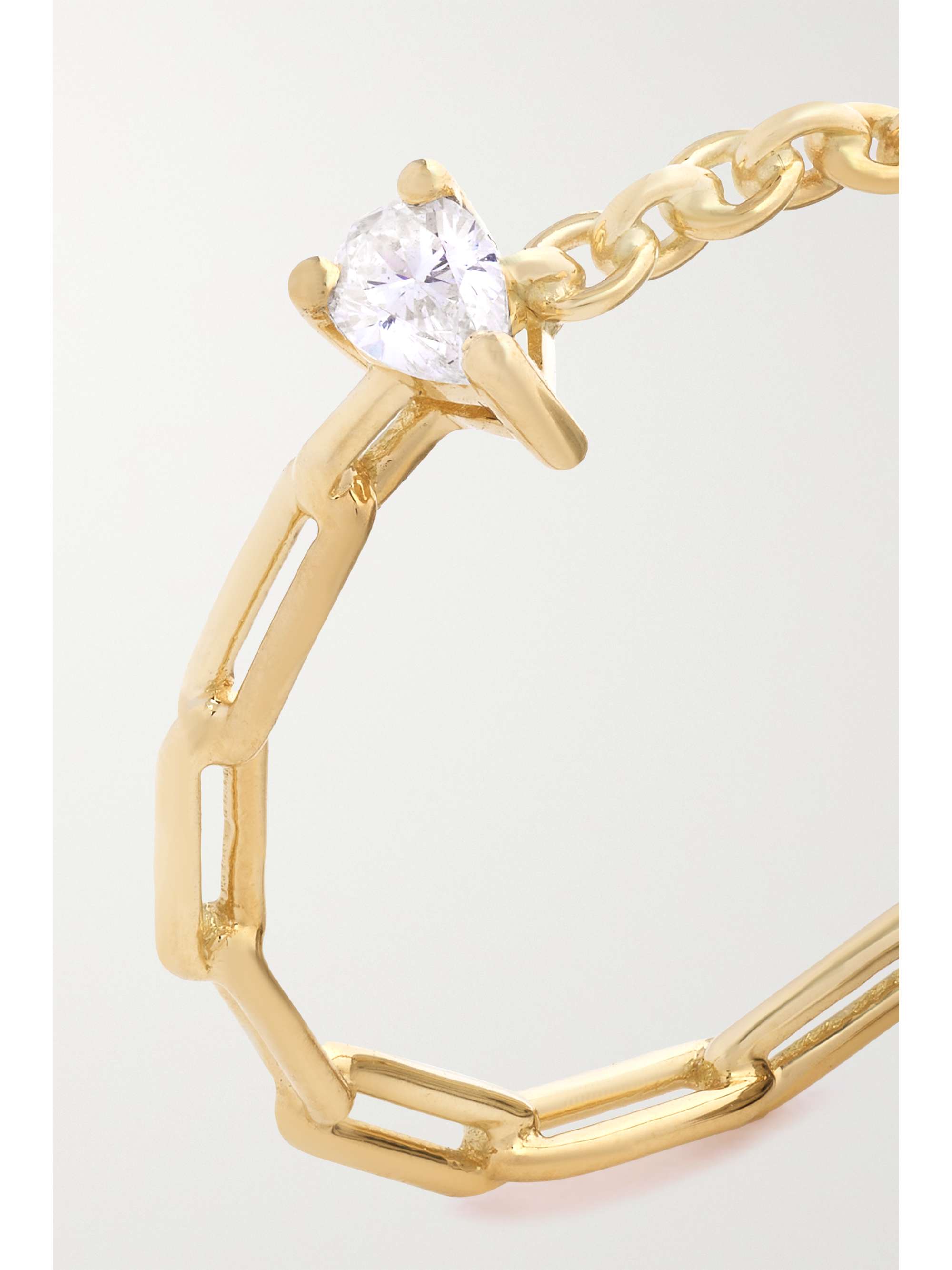 YVONNE LÉON Ring aus 18 Karat Gold mit Diamant