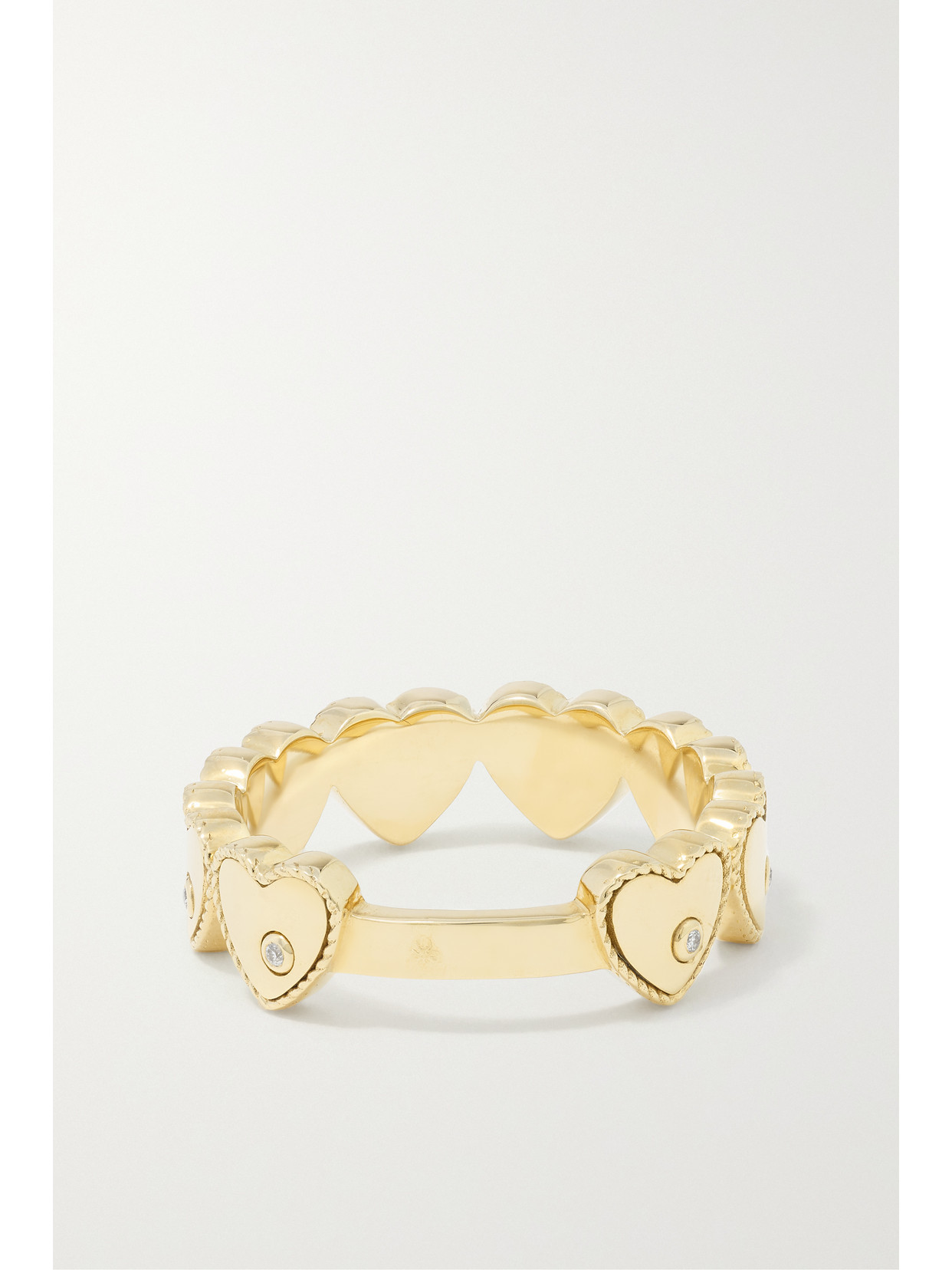 YVONNE LÉON ALLIANCE 9-KARAT GOLD DIAMOND RING