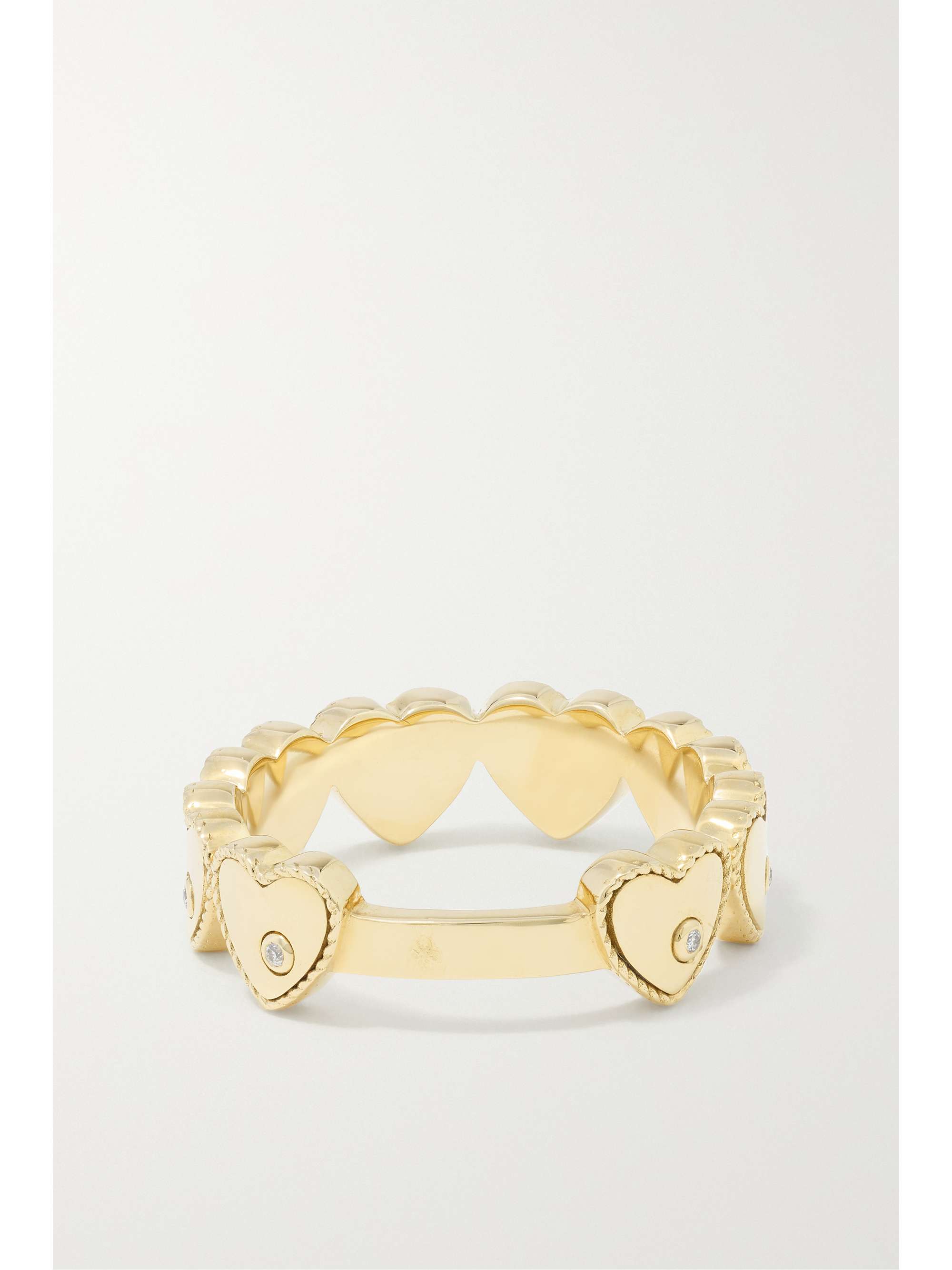 YVONNE LÉON Alliance 9-karat gold diamond ring