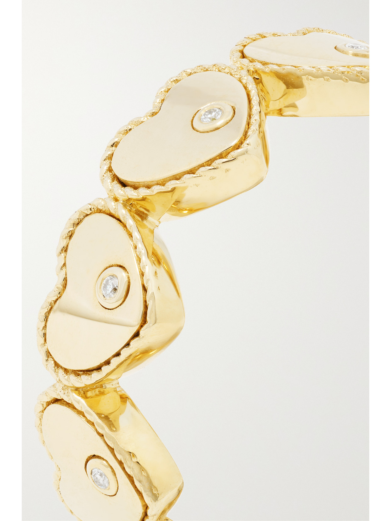 YVONNE LÉON ALLIANCE 9-KARAT GOLD DIAMOND RING