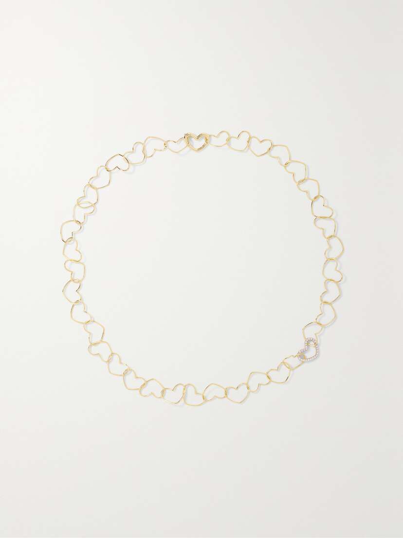 Yvonne Léon 9-karat Gold Diamond Necklace