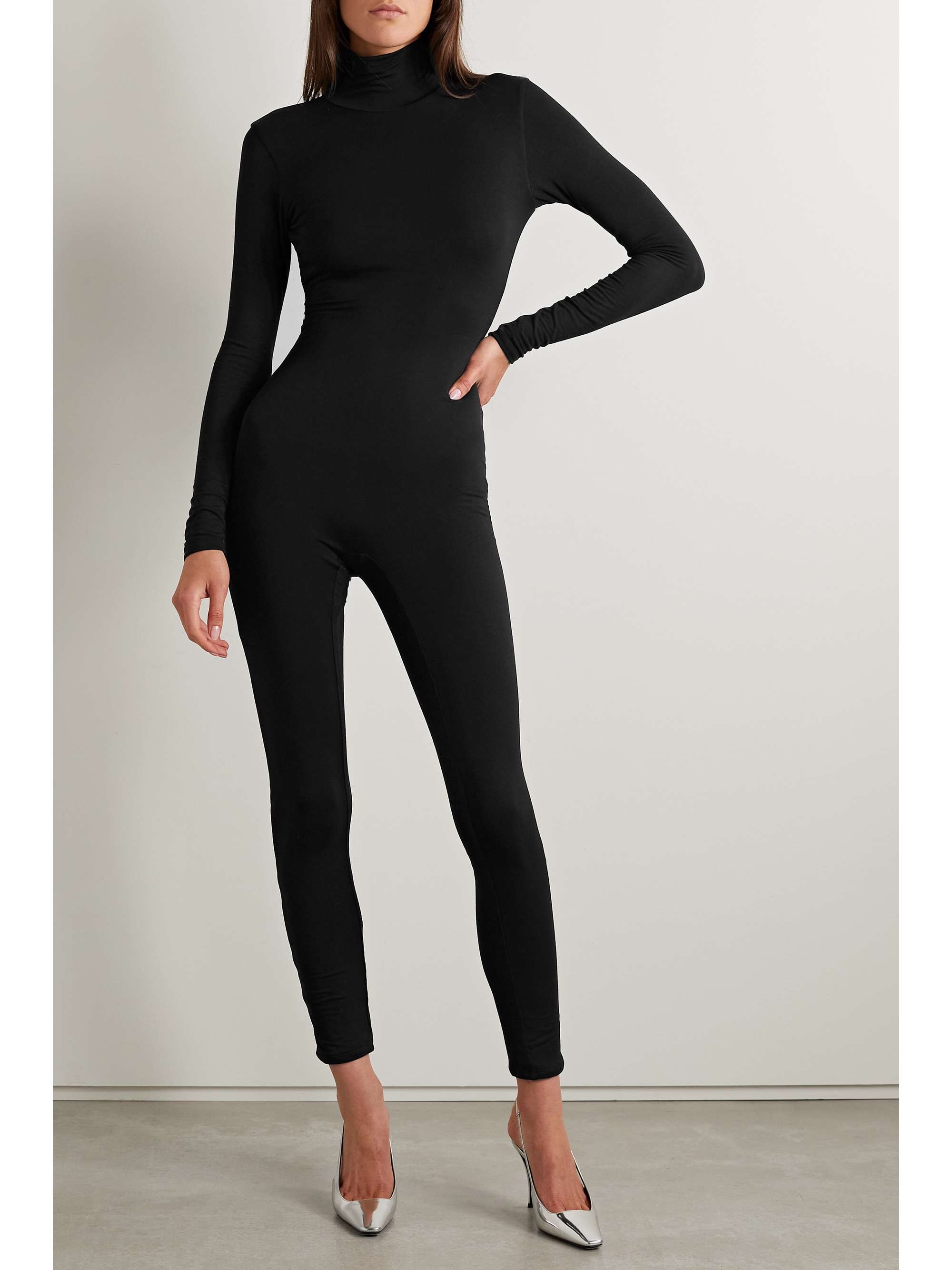 SERGIO HUDSON Stretchjersey jumpsuit NETAPORTER