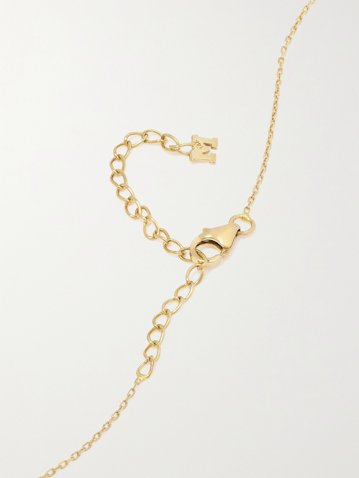Mateo Donut 14-karat Gold, Malachite And Diamond Necklace In Gold