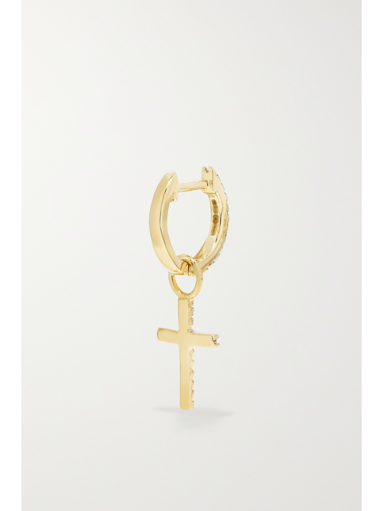 Shop Mateo 14-karat Gold Diamond Hoop Earrings