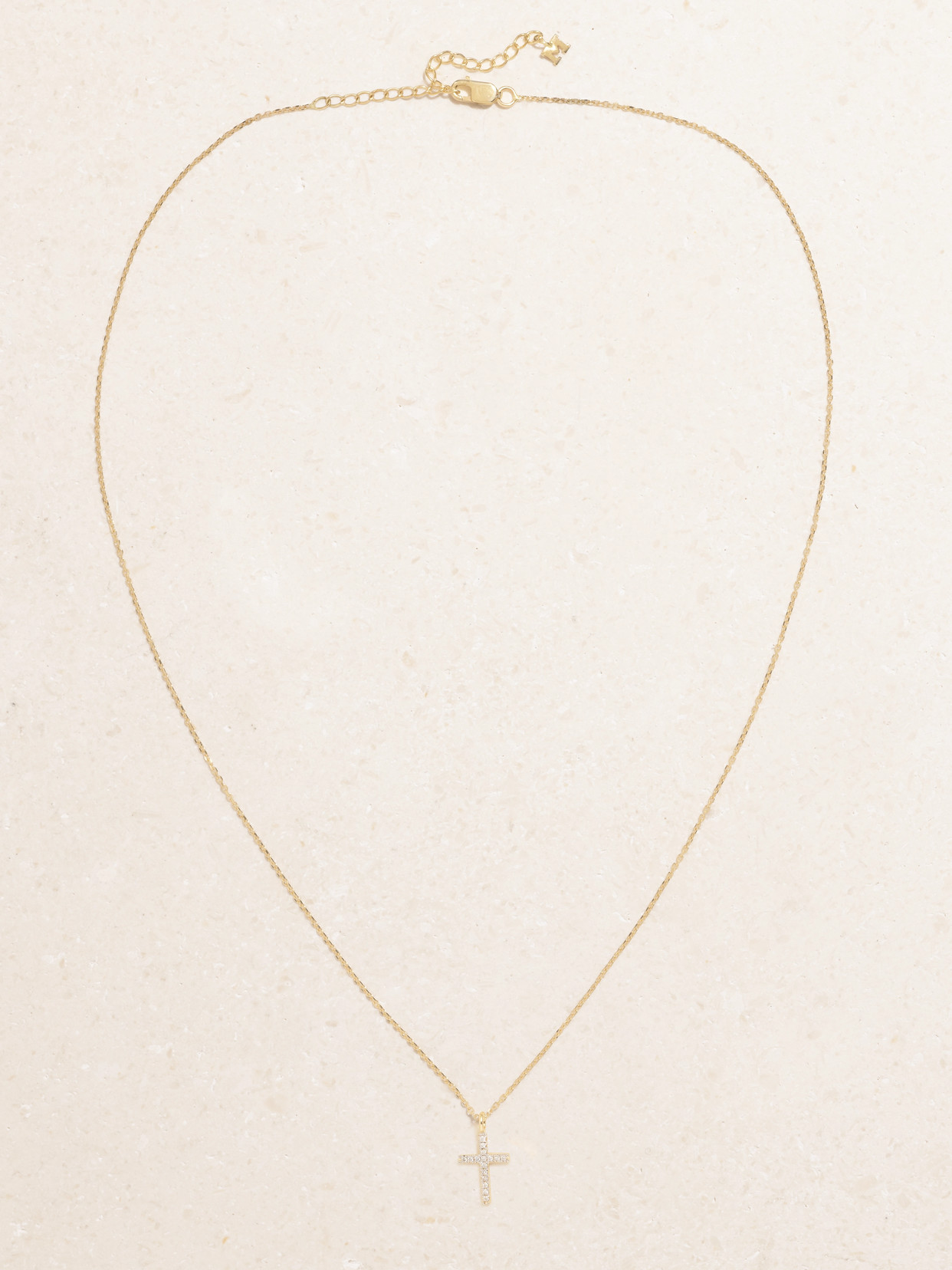 Shop Mateo 14-karat Gold Diamond Necklace