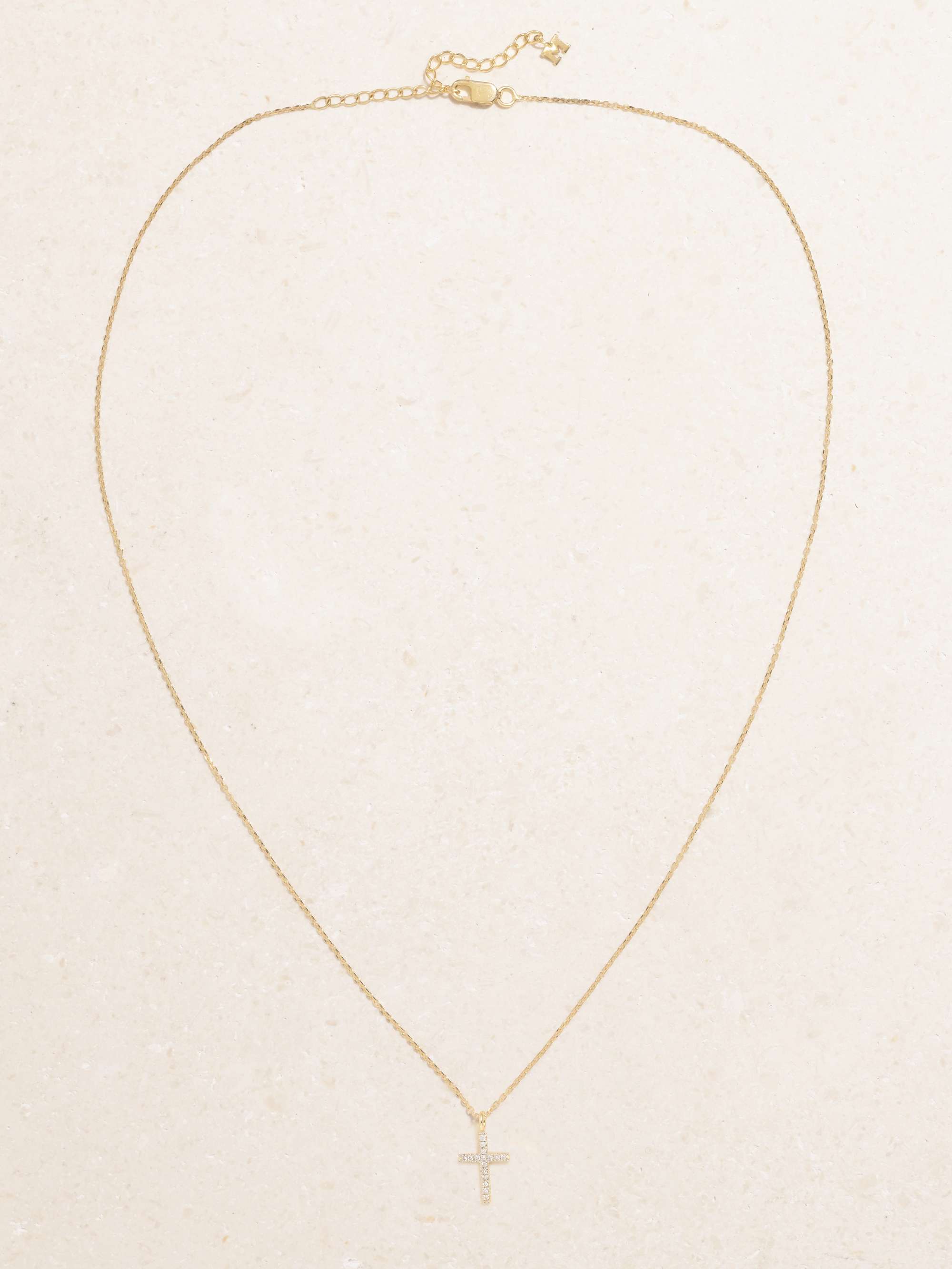 MATEO 14-karat gold diamond necklace