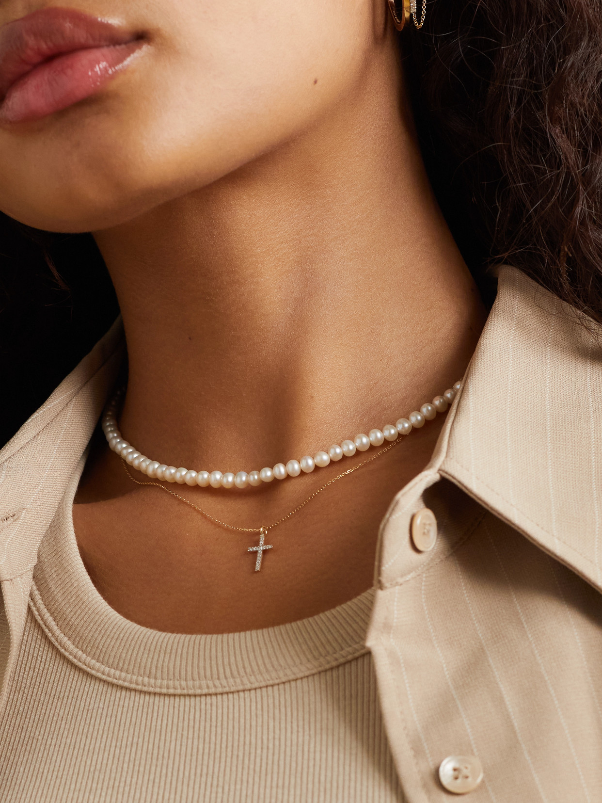 Mateo 14-karat Gold Diamond Necklace In Gold