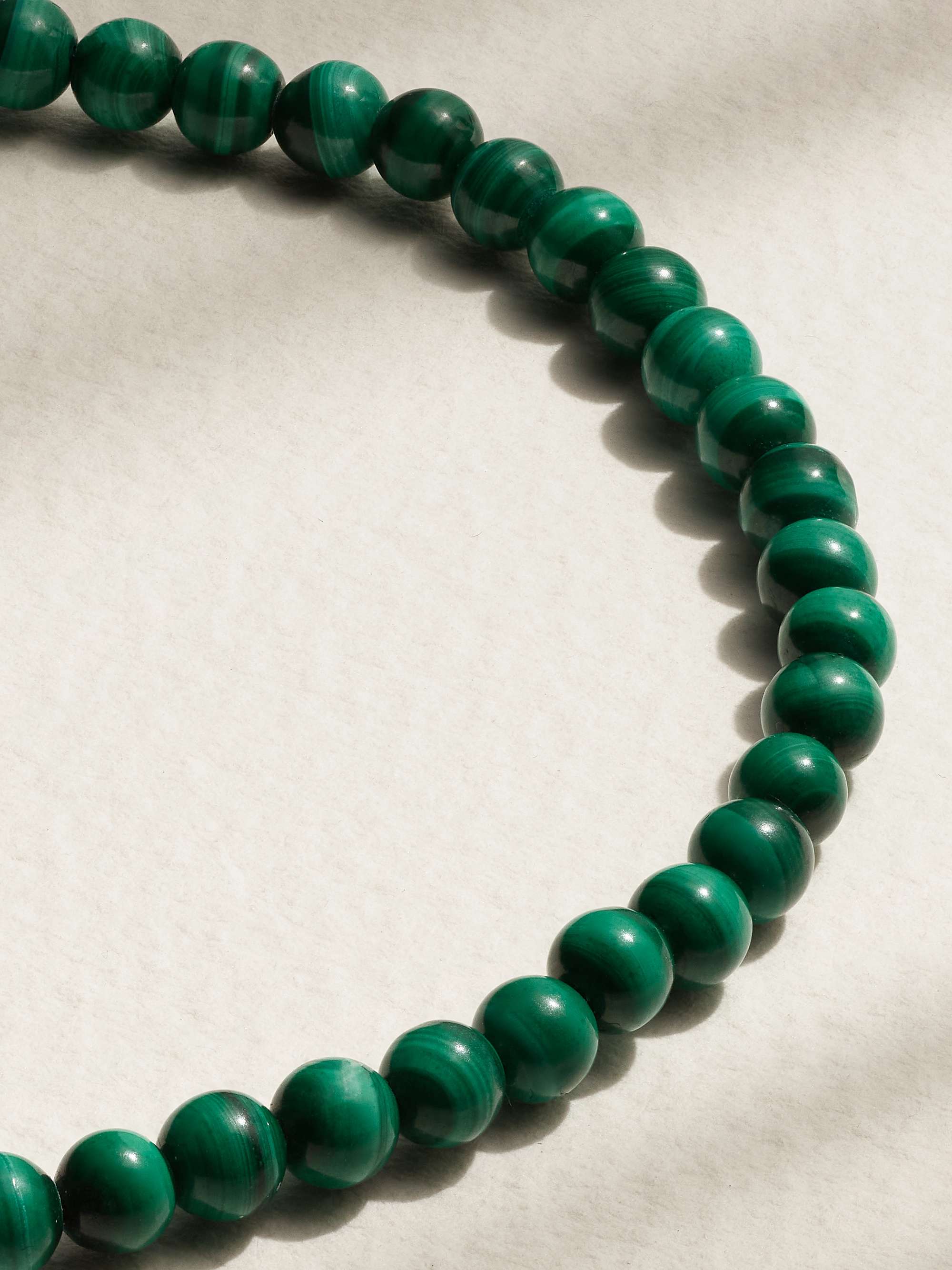 MATEO 14-karat gold lapis lazuli anklet