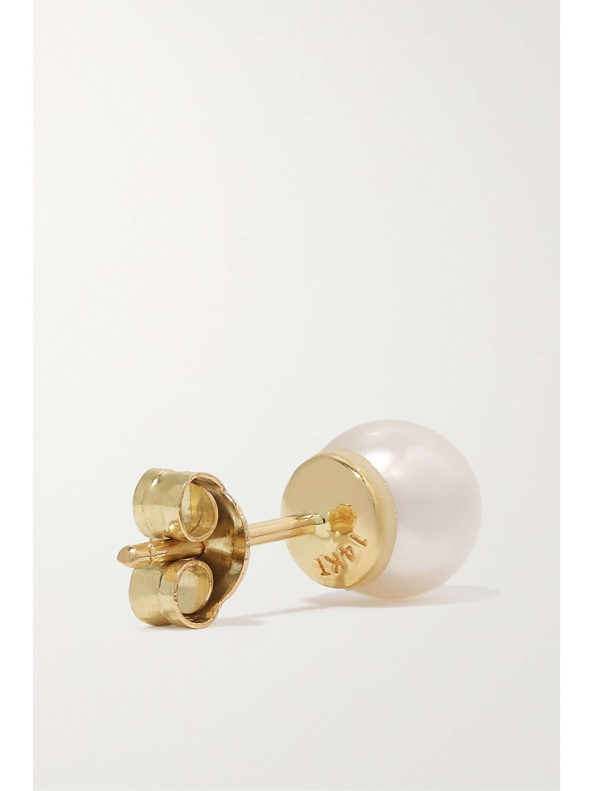 MATEO 14-karat gold pearl earrings