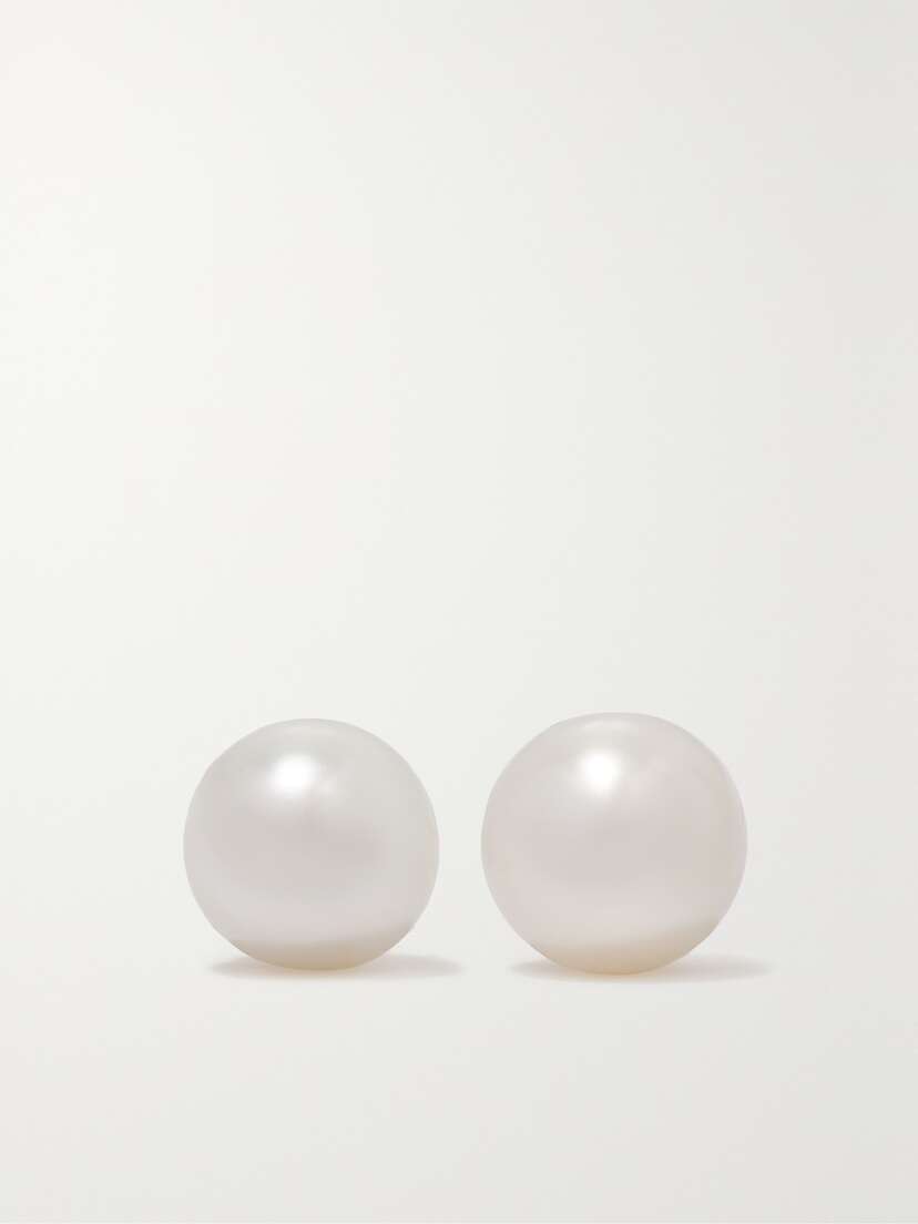 Mateo 14-karat Gold Pearl Earrings