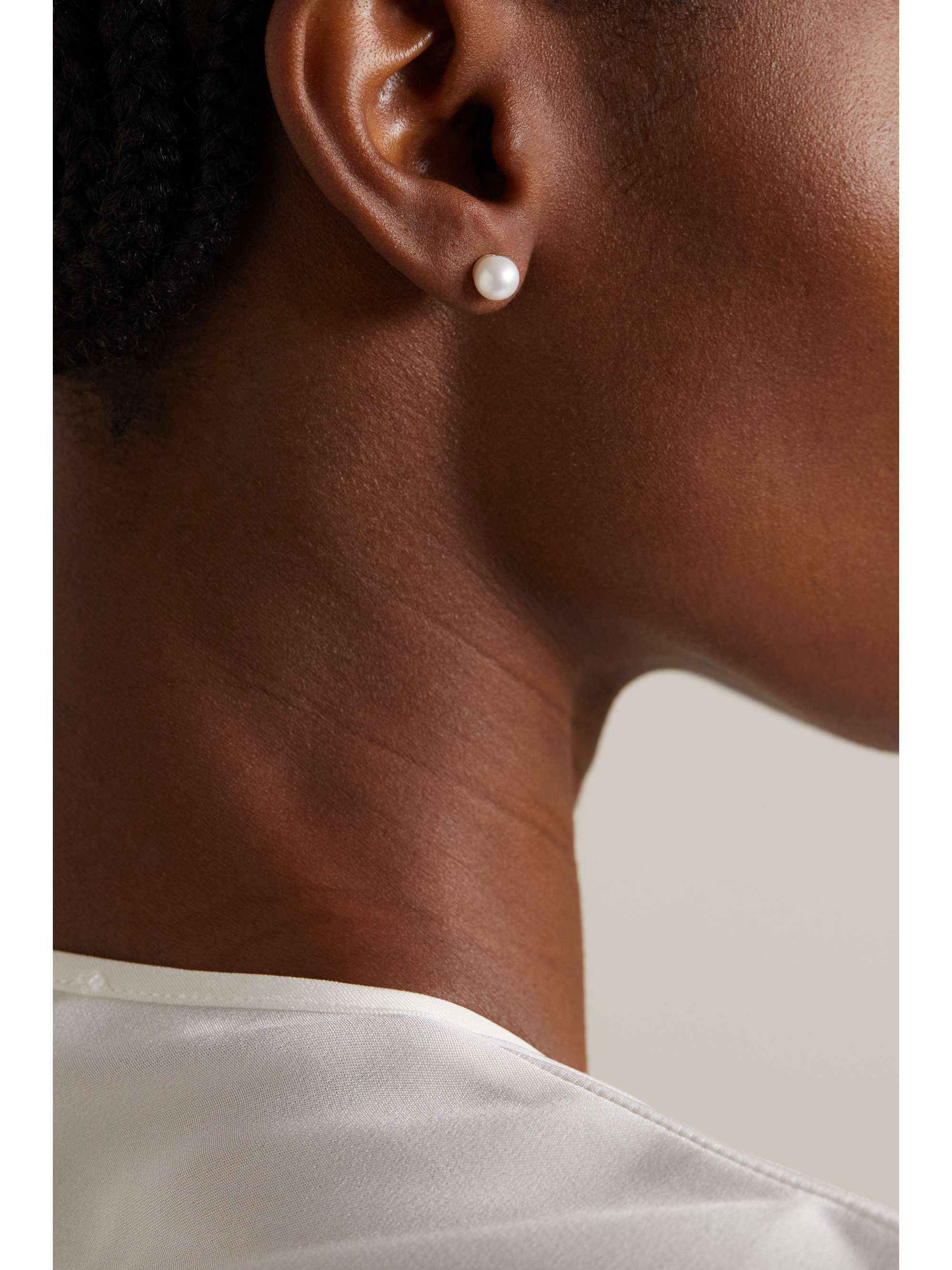 MATEO 14-karat gold pearl earrings