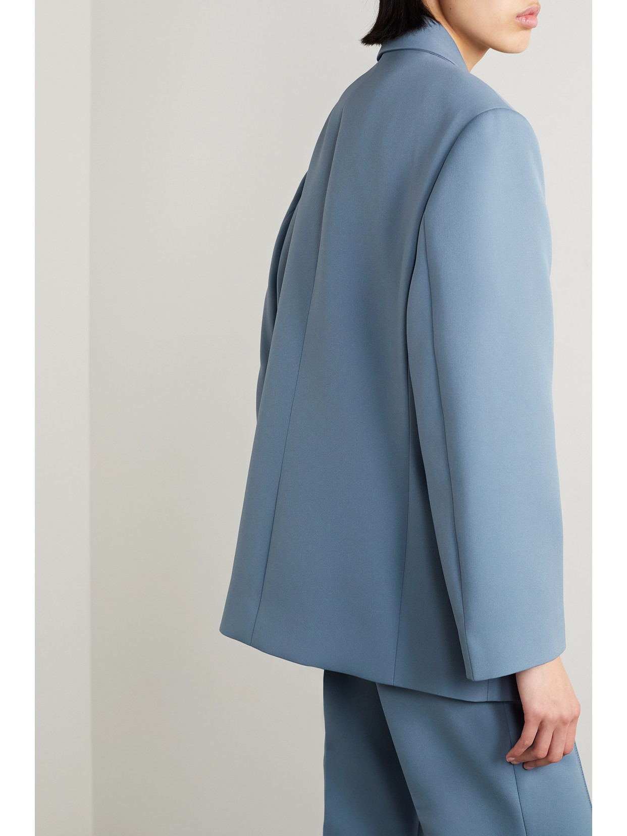 Acne Studios Double-breasted Button-fastening Jacket In Blue
