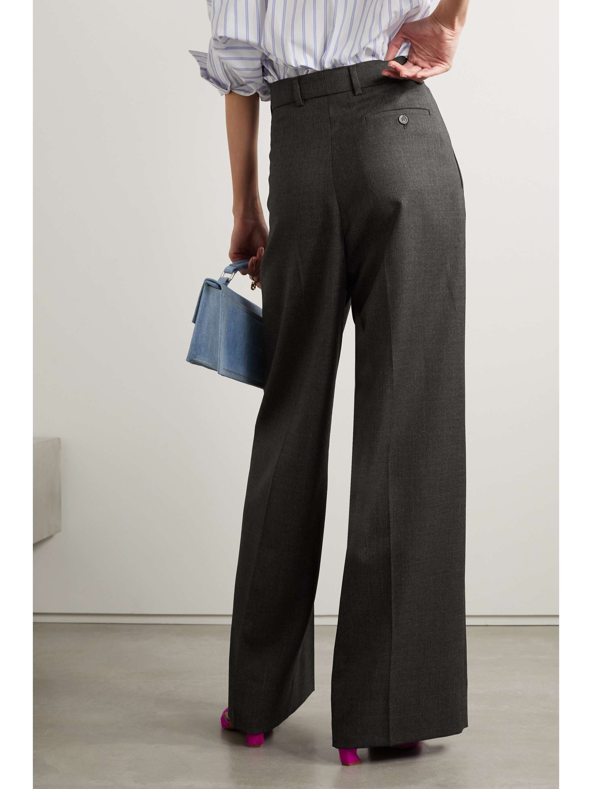 ACNE STUDIOS Wrap-effect woven wide-leg pants