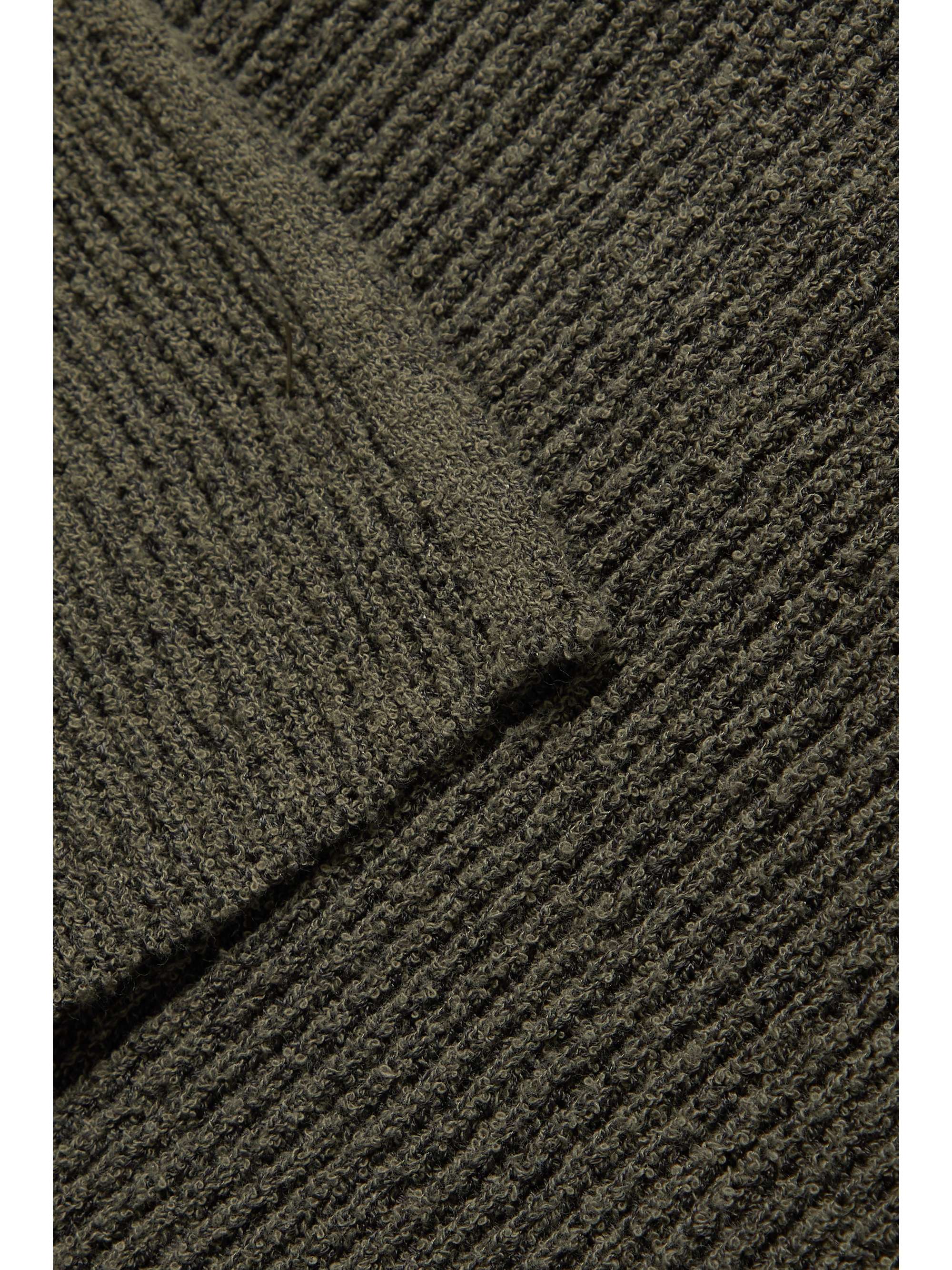 ACNE STUDIOS Ribbed-knit mini wrap dress