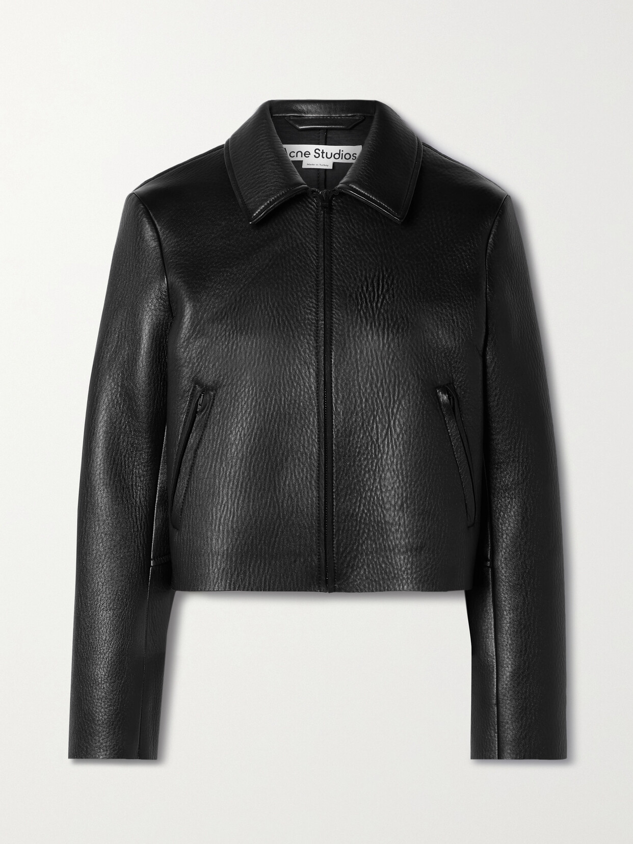 Acne Studios - Libo Textured-leather Jacket - Black