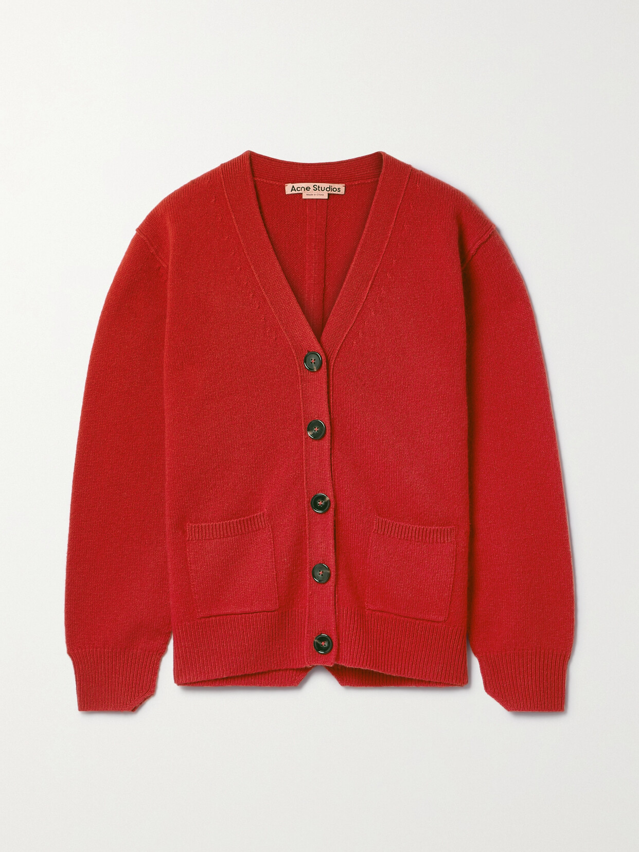 Acne Studios - Wool And Cashmere-blend Cardigan - Red