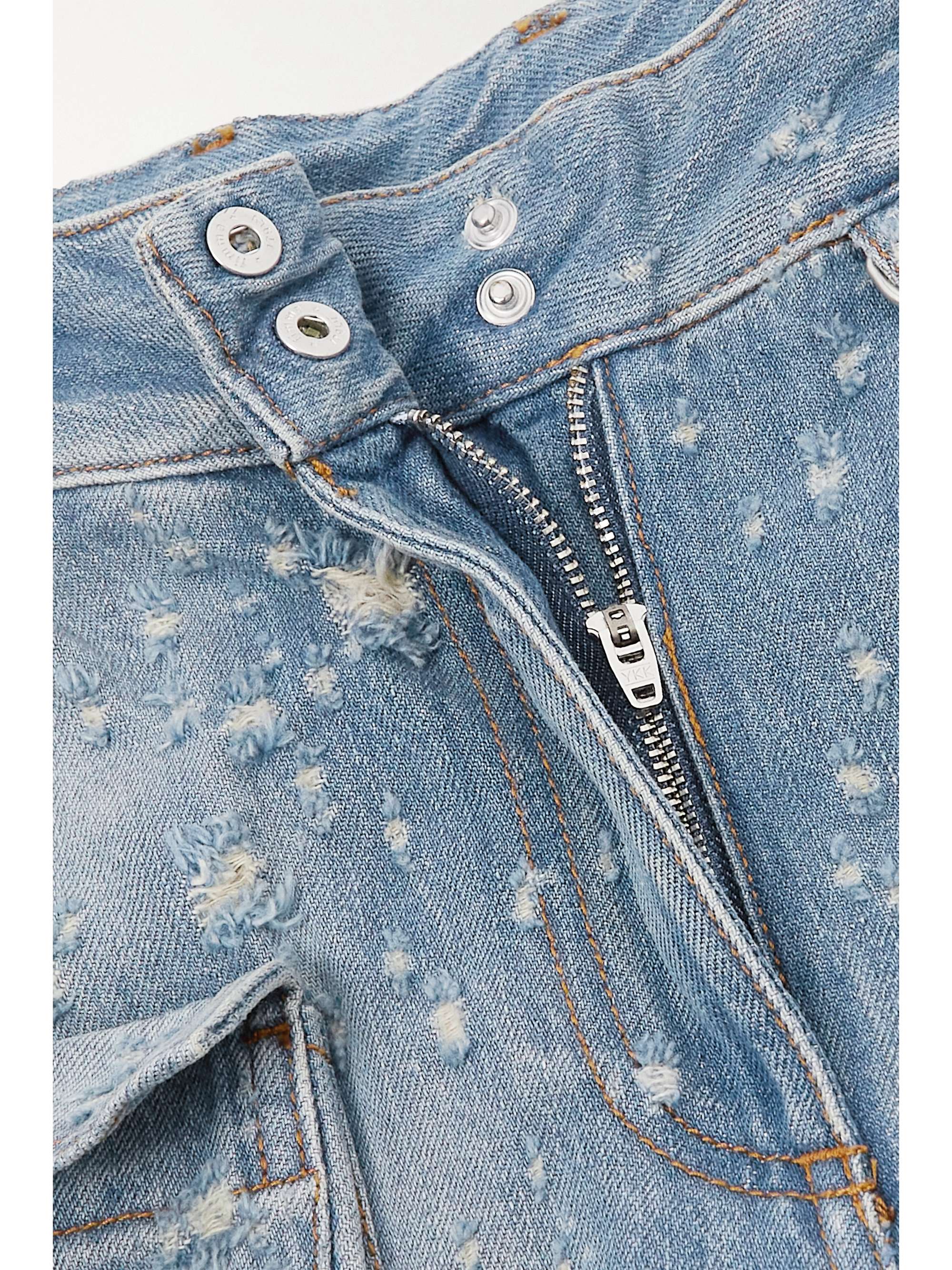 ACNE STUDIOS Distressed wide-leg cargo jeans
