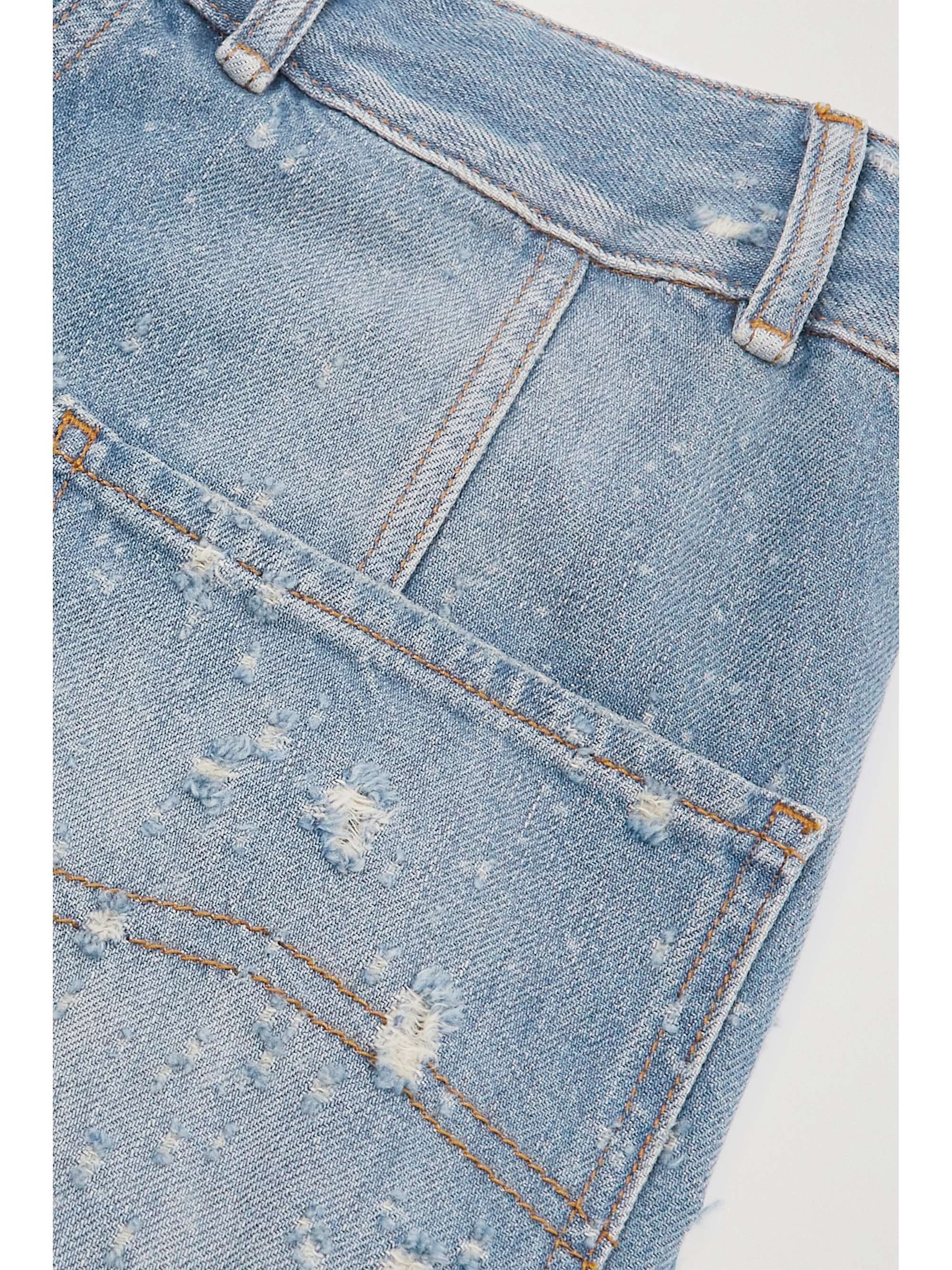 ACNE STUDIOS Distressed boyfriend cargo jeans | NET-A-PORTER