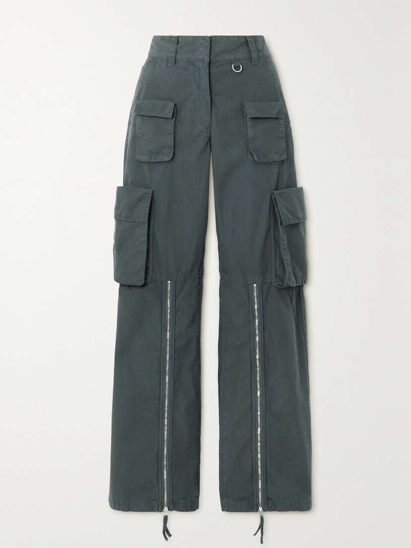 Acne Studios Cotton-ripstop Wide-leg Cargo Pants