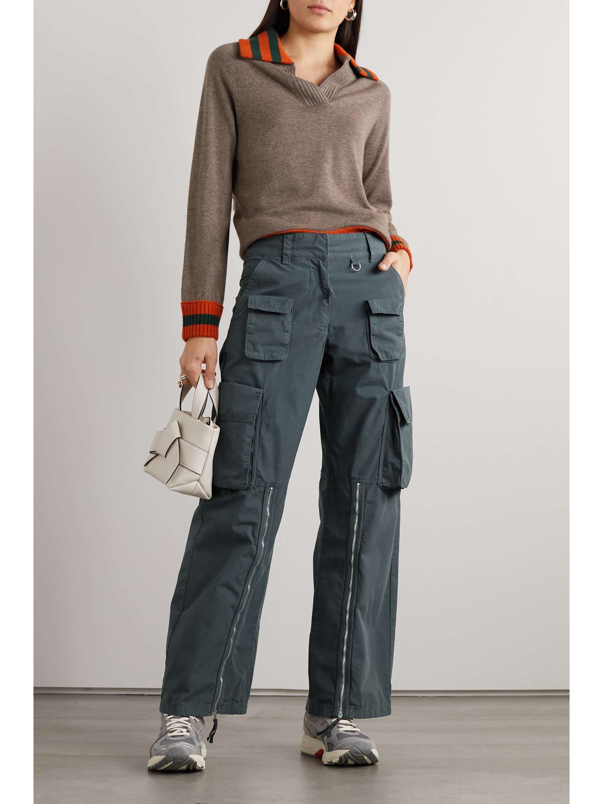 ACNE STUDIOS Cotton-ripstop wide-leg cargo pants