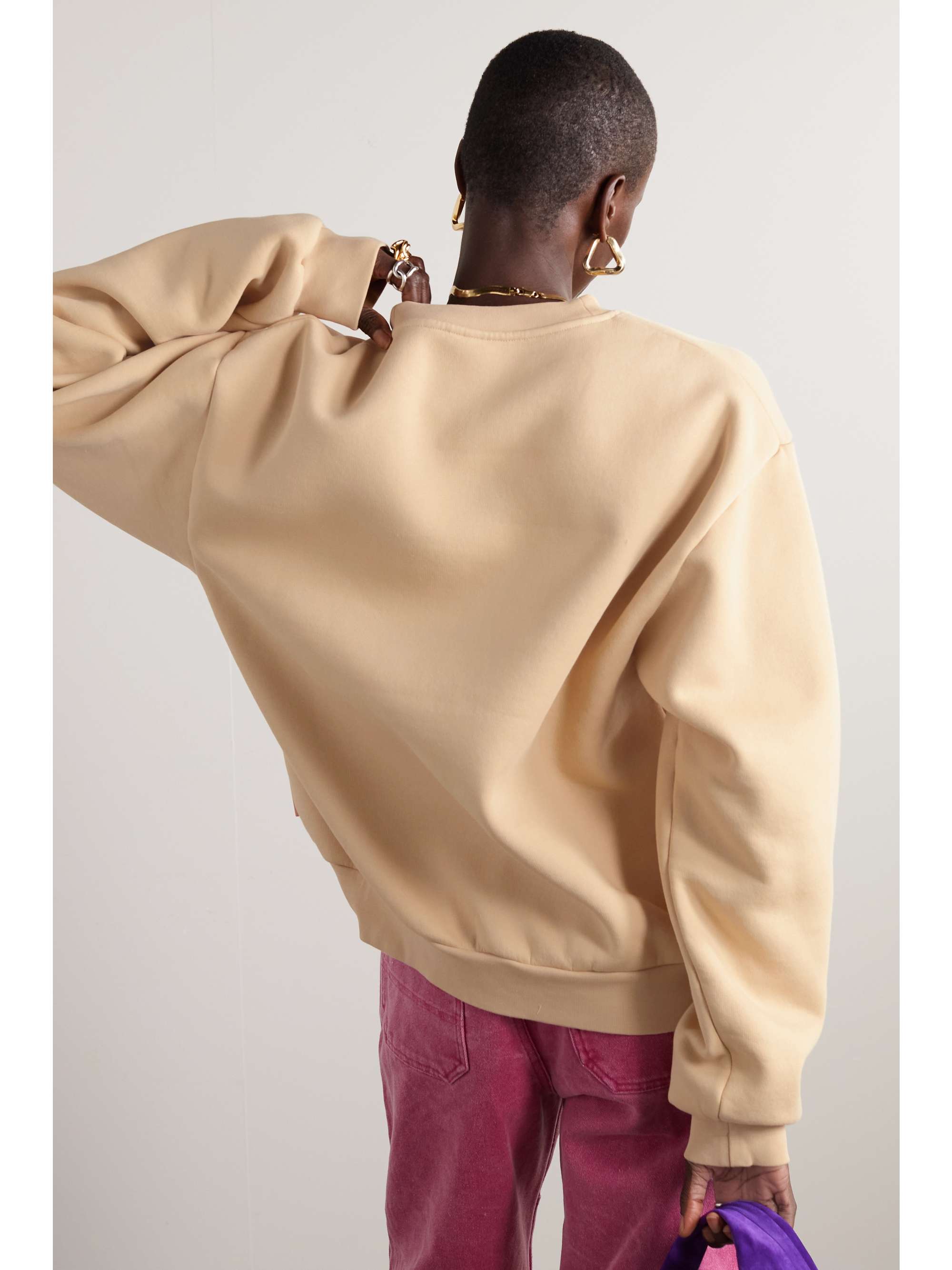 ACNE STUDIOS Oversized cotton-blend sweater