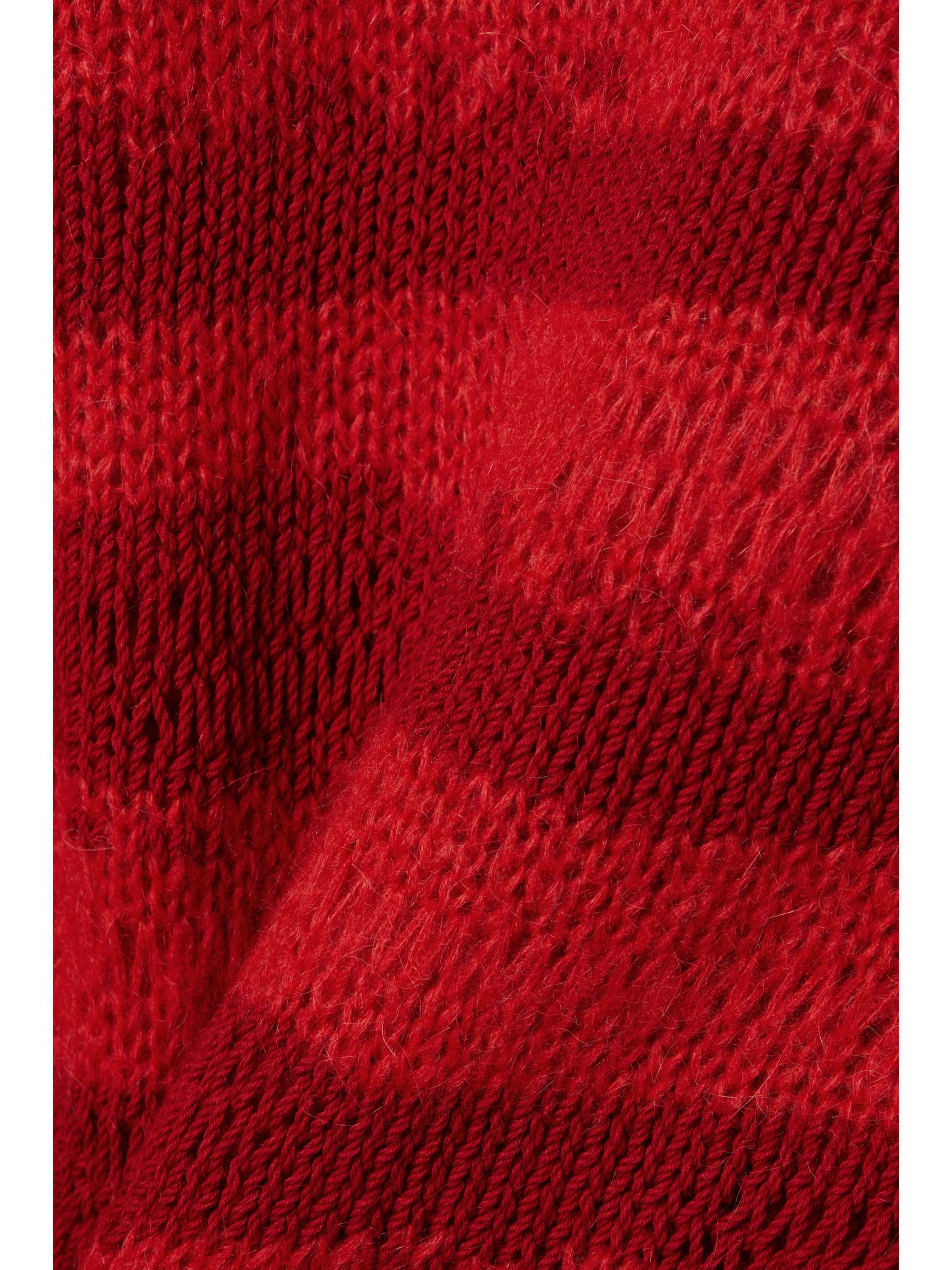 ACNE STUDIOS Distressed striped knitted sweater