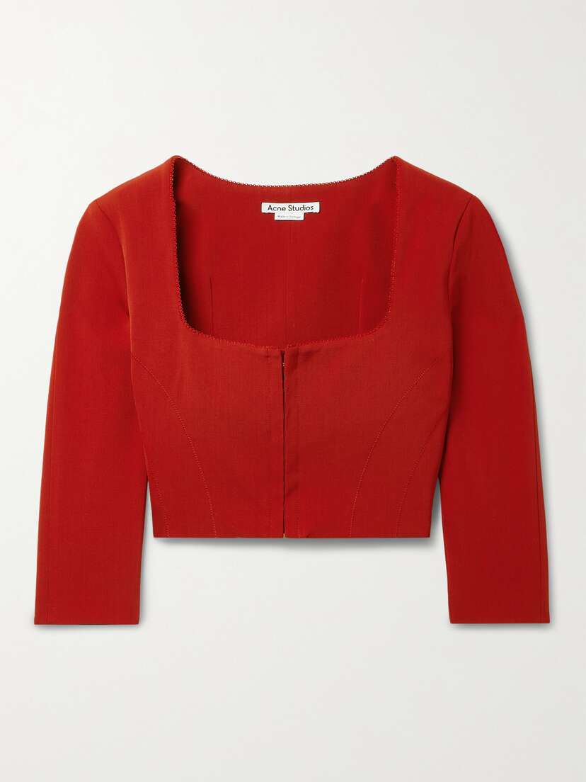 Acne Studios Cropped Twill Top