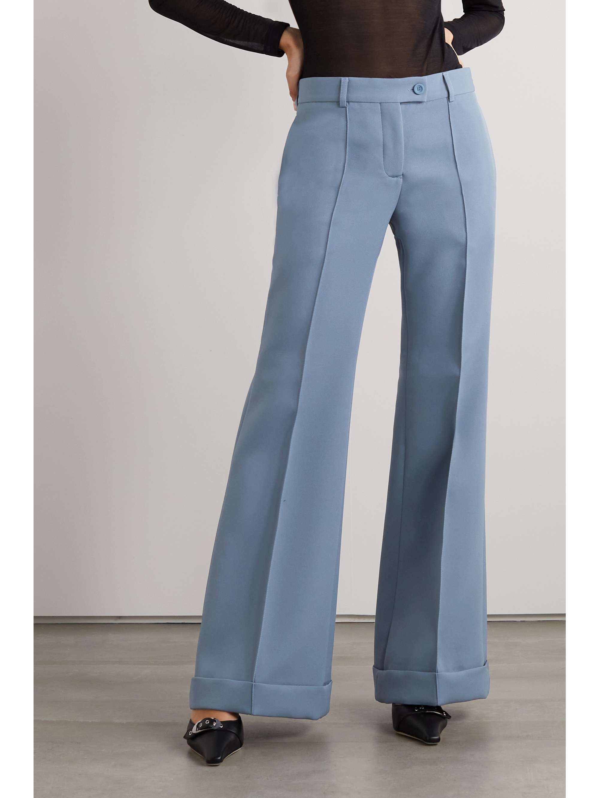 ACNE STUDIOS Twill flared pants | NET-A-PORTER