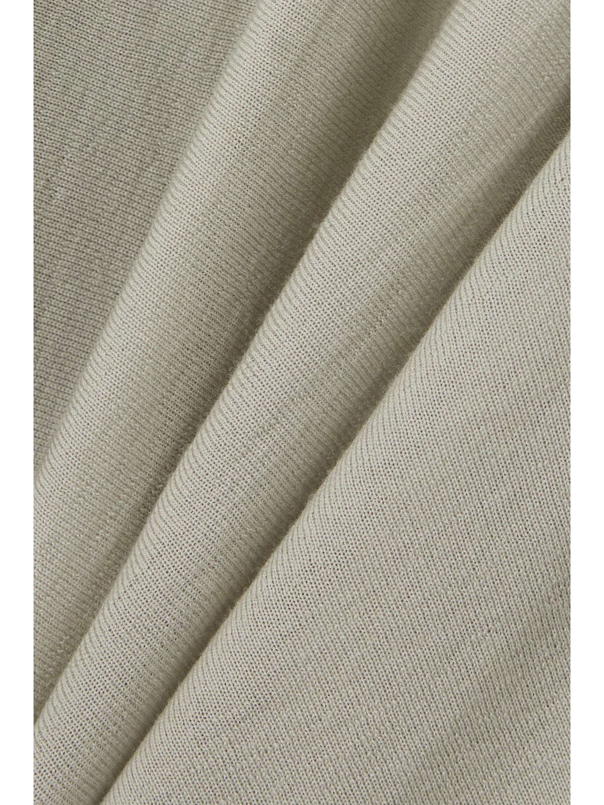 RICK OWENS 垂坠羊毛开襟衫
