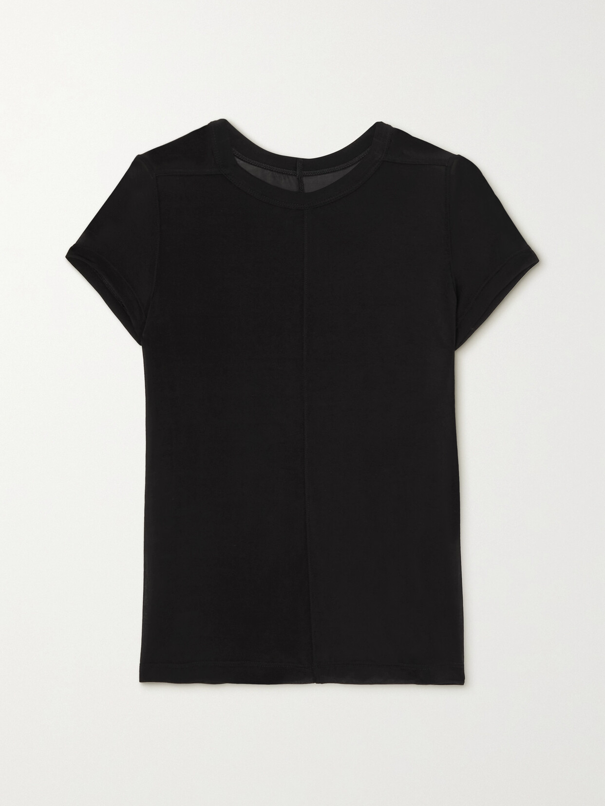 Rick Owens Stretch-mesh T-shirt - Black