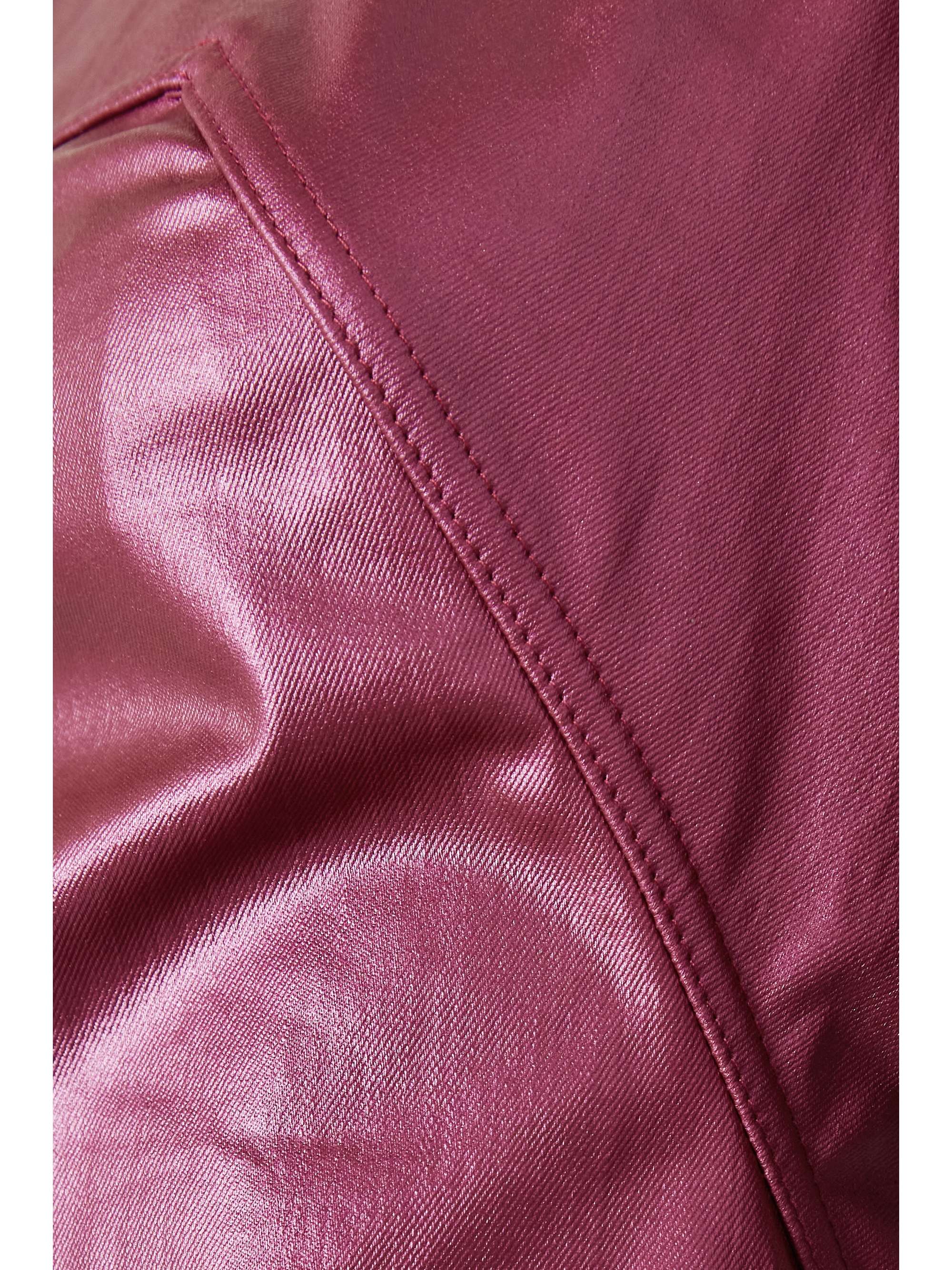 RICK OWENS コーティングデニム カットアウト ミニワンピース