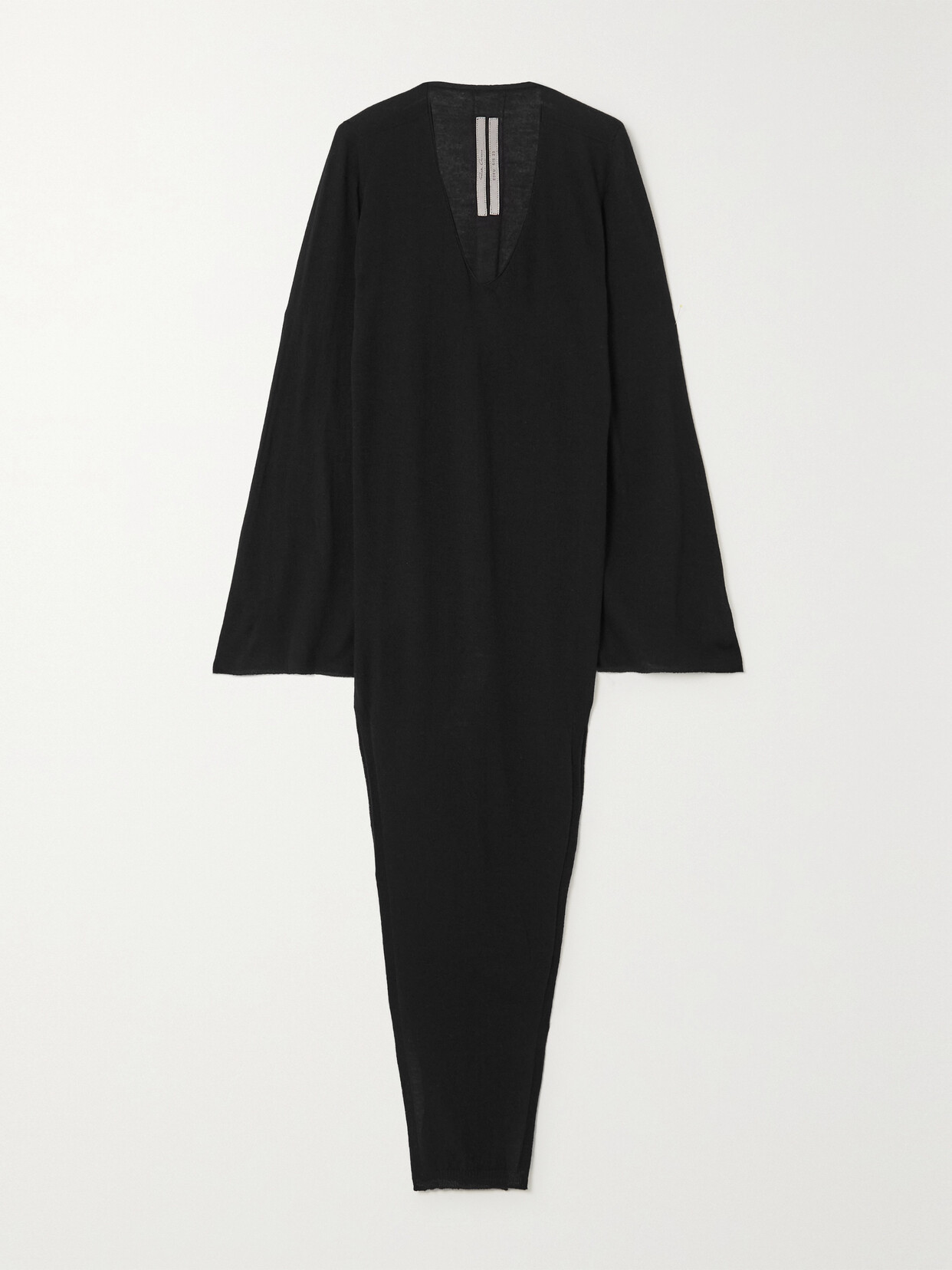 Rick Owens - Merino Wool Midi Dress - Black