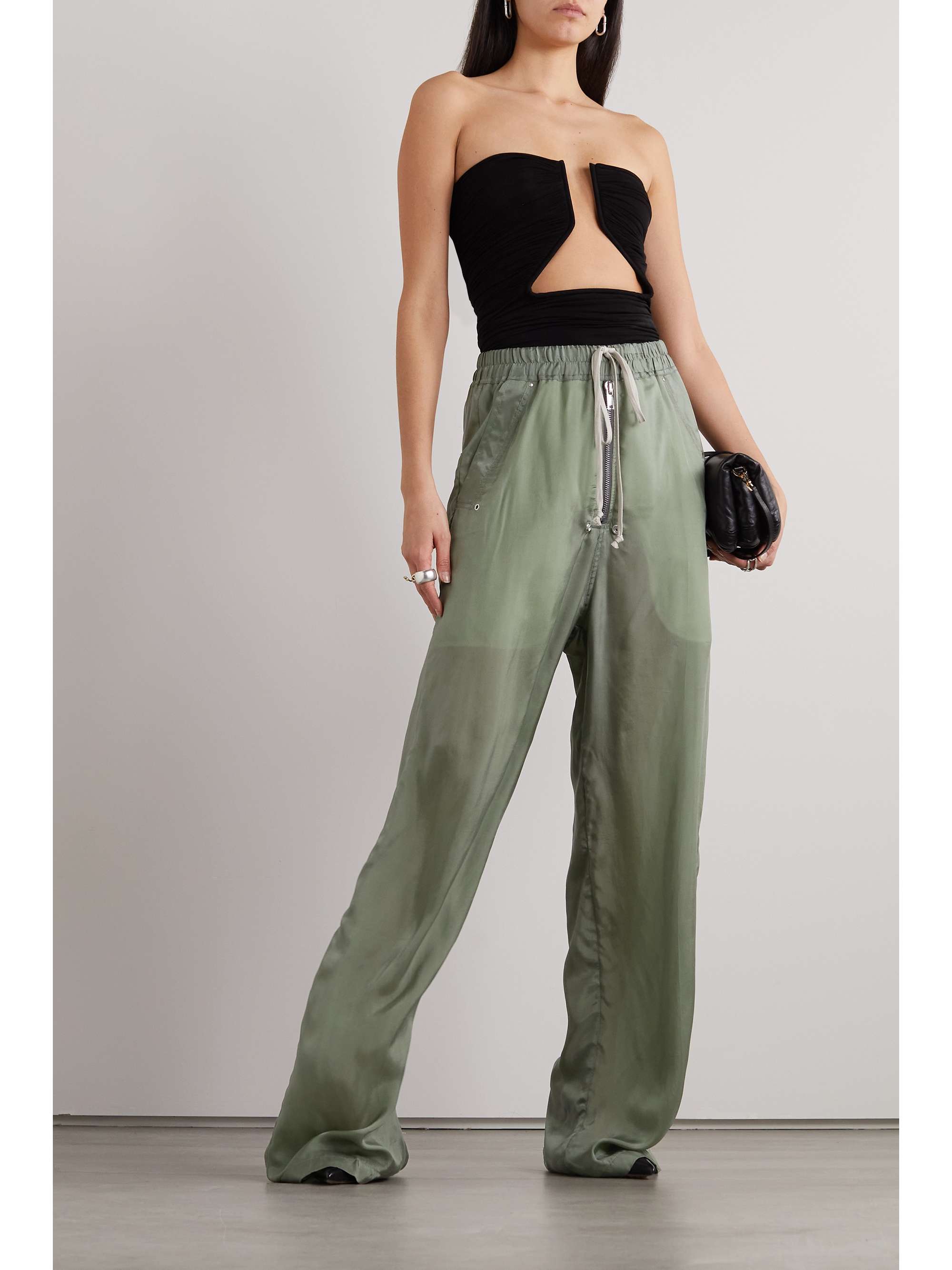 RICK OWENS Woven wide-leg pants