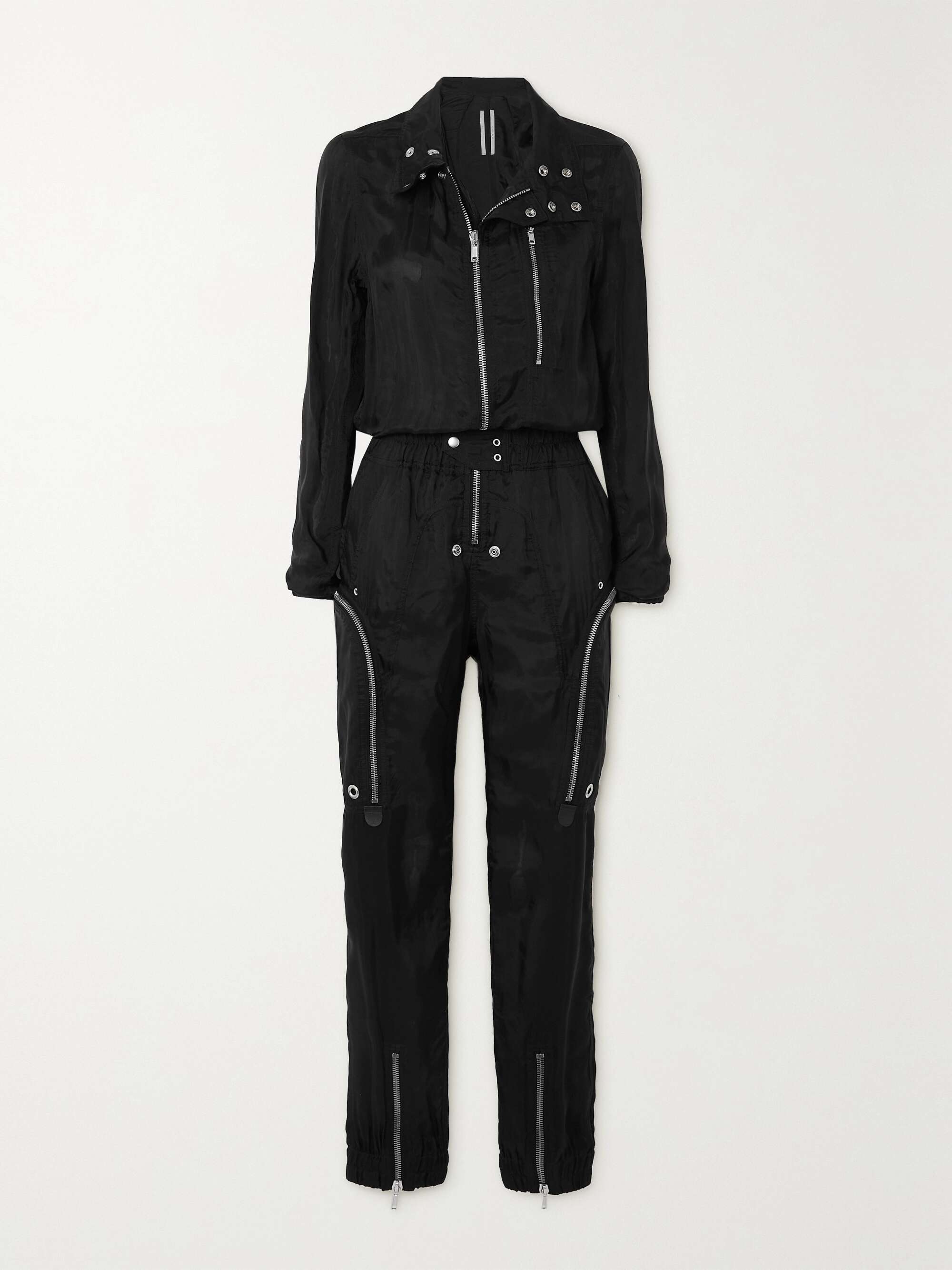 RICK OWENS Bauhaus cotton-blend shell jumpsuit | NET-A-PORTER