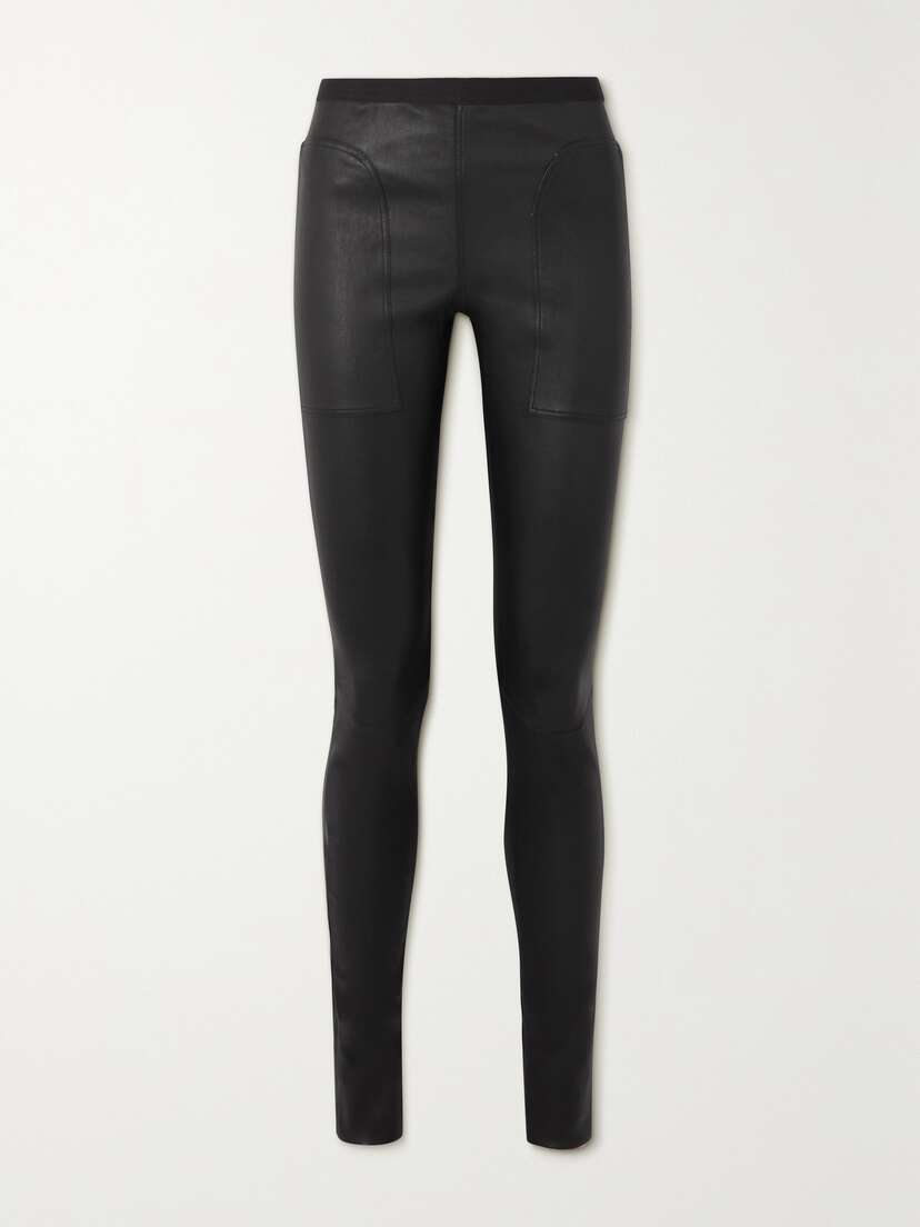 Rick Owens Leather-blend Leggings