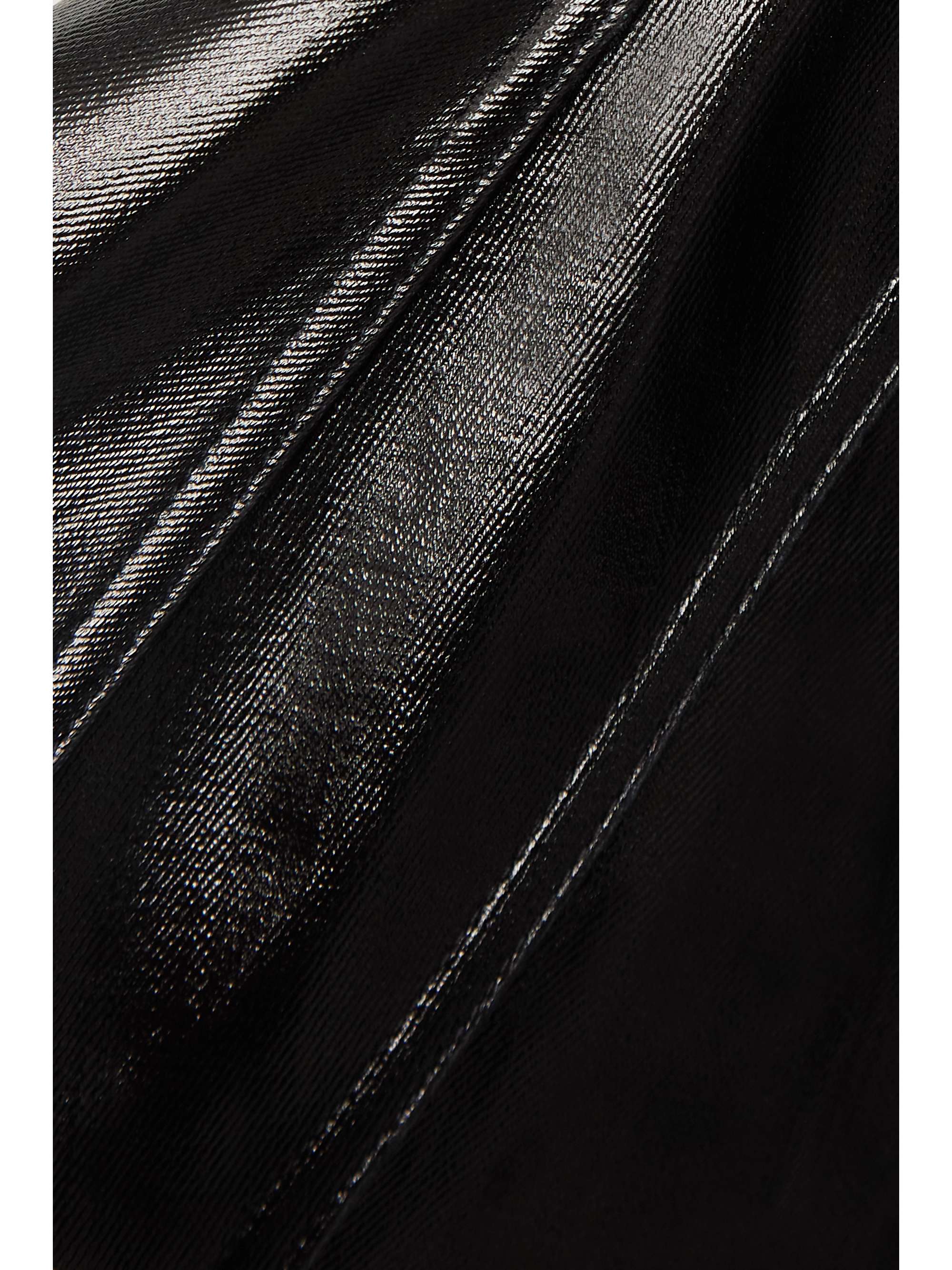 RICK OWENS コーティング デニム トップス ストラップレス