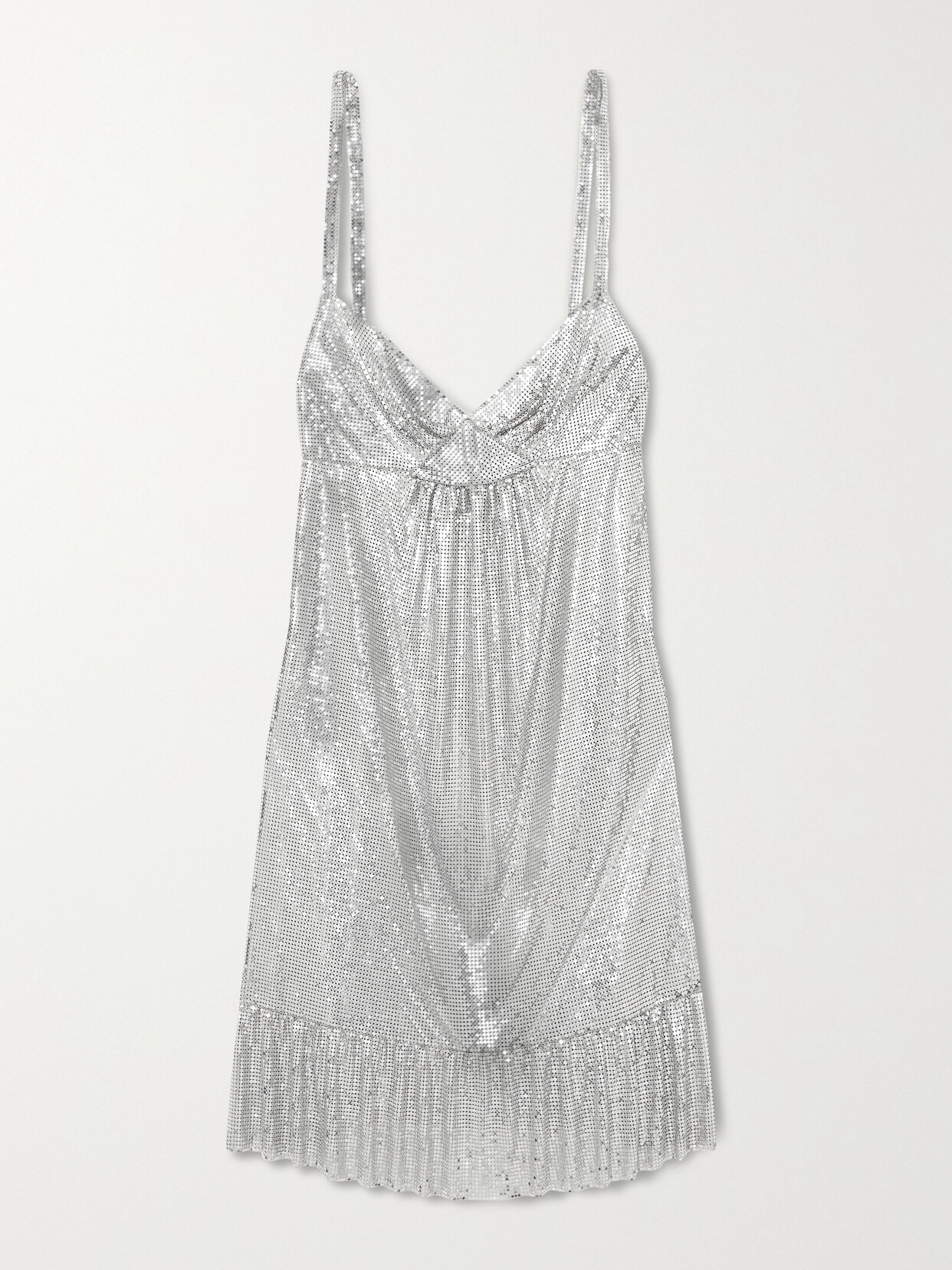 Rabanne - Chainmail Mini Dress - Silver