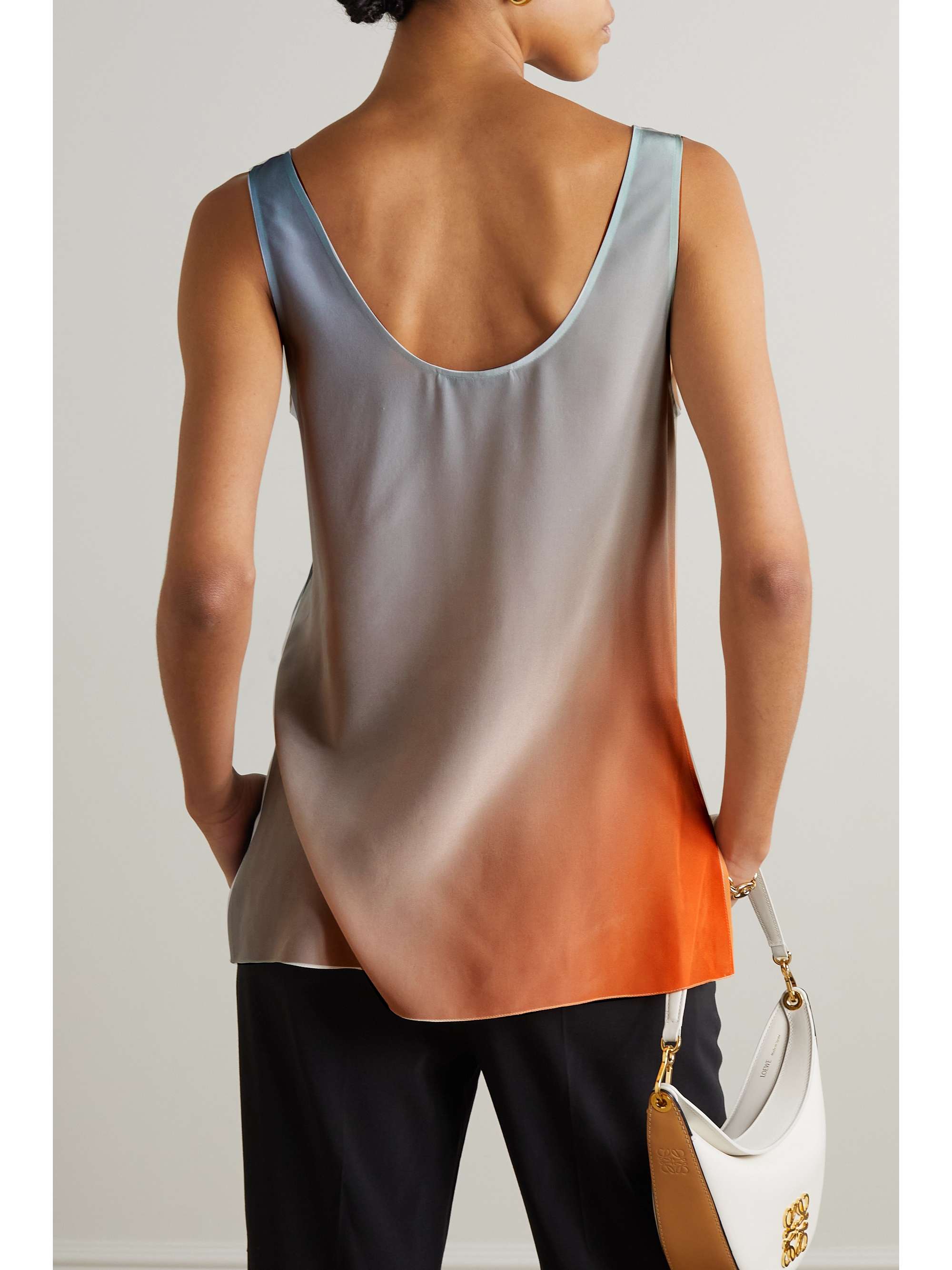 GAUCHERE Printed silk tank