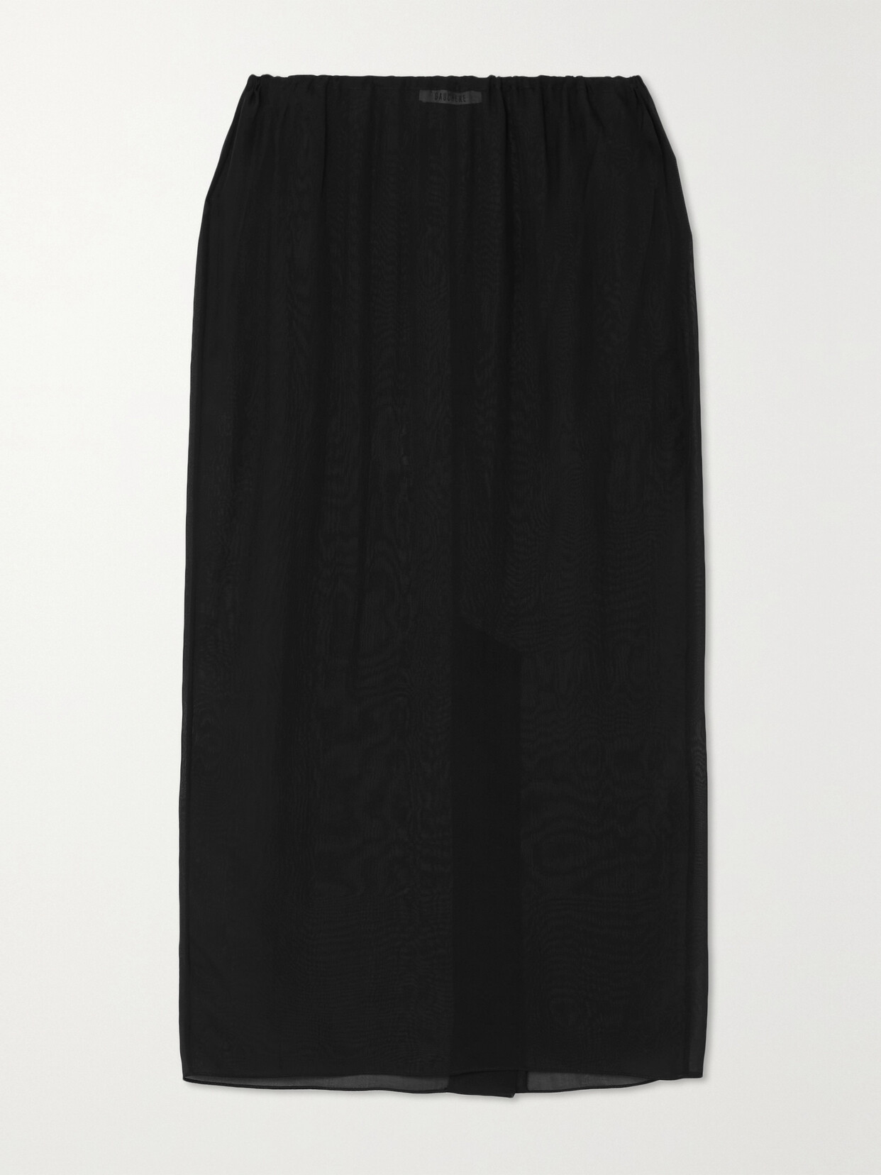 GAUCHERE - Silk-chiffon Midi Skirt - Black