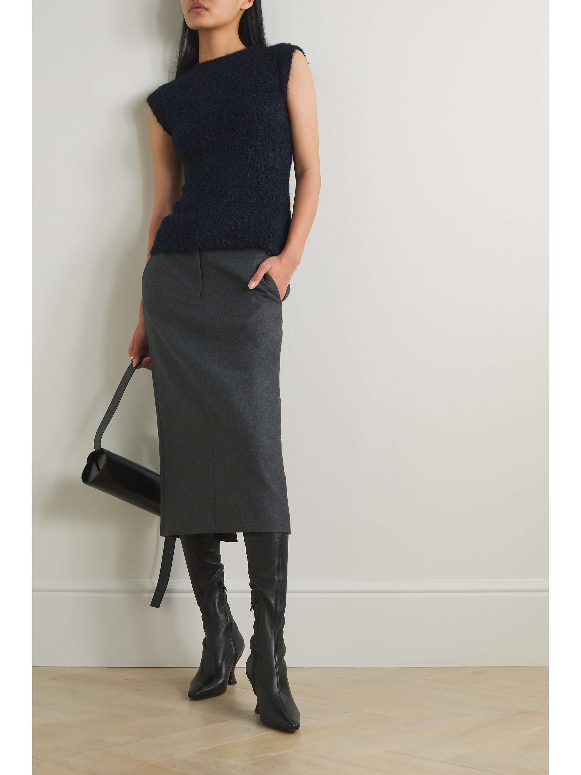 GAUCHERE Cotton-blend bouclé top