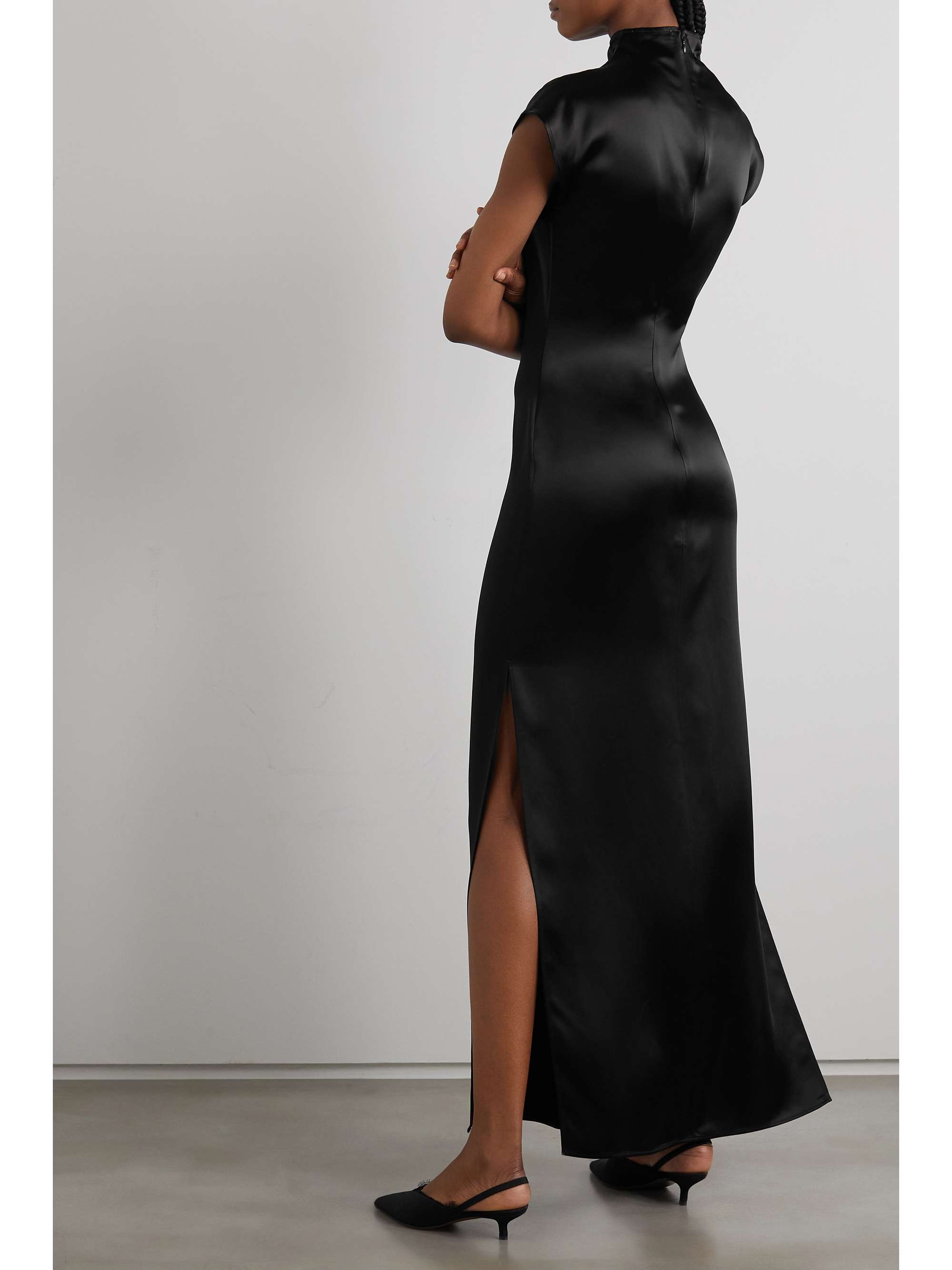 GAUCHERE Satin maxi dress