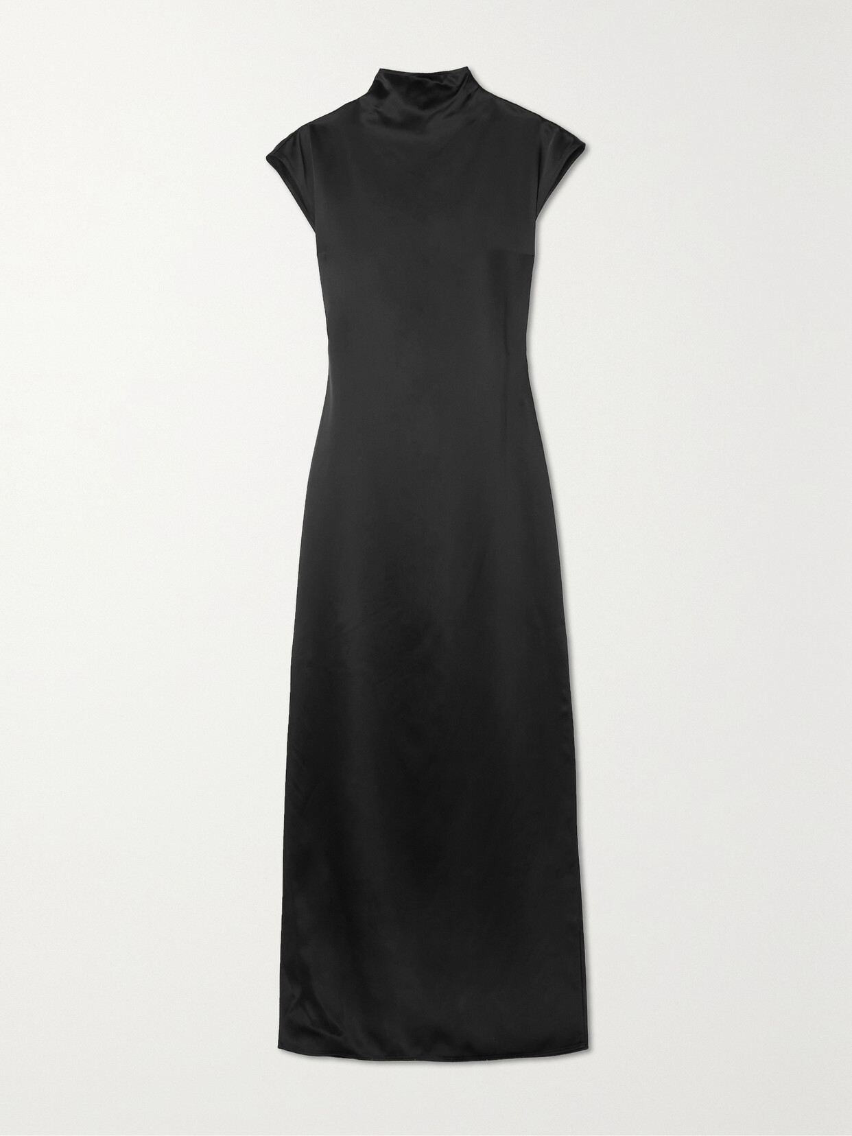 GAUCHERE - Satin Maxi Dress - Black