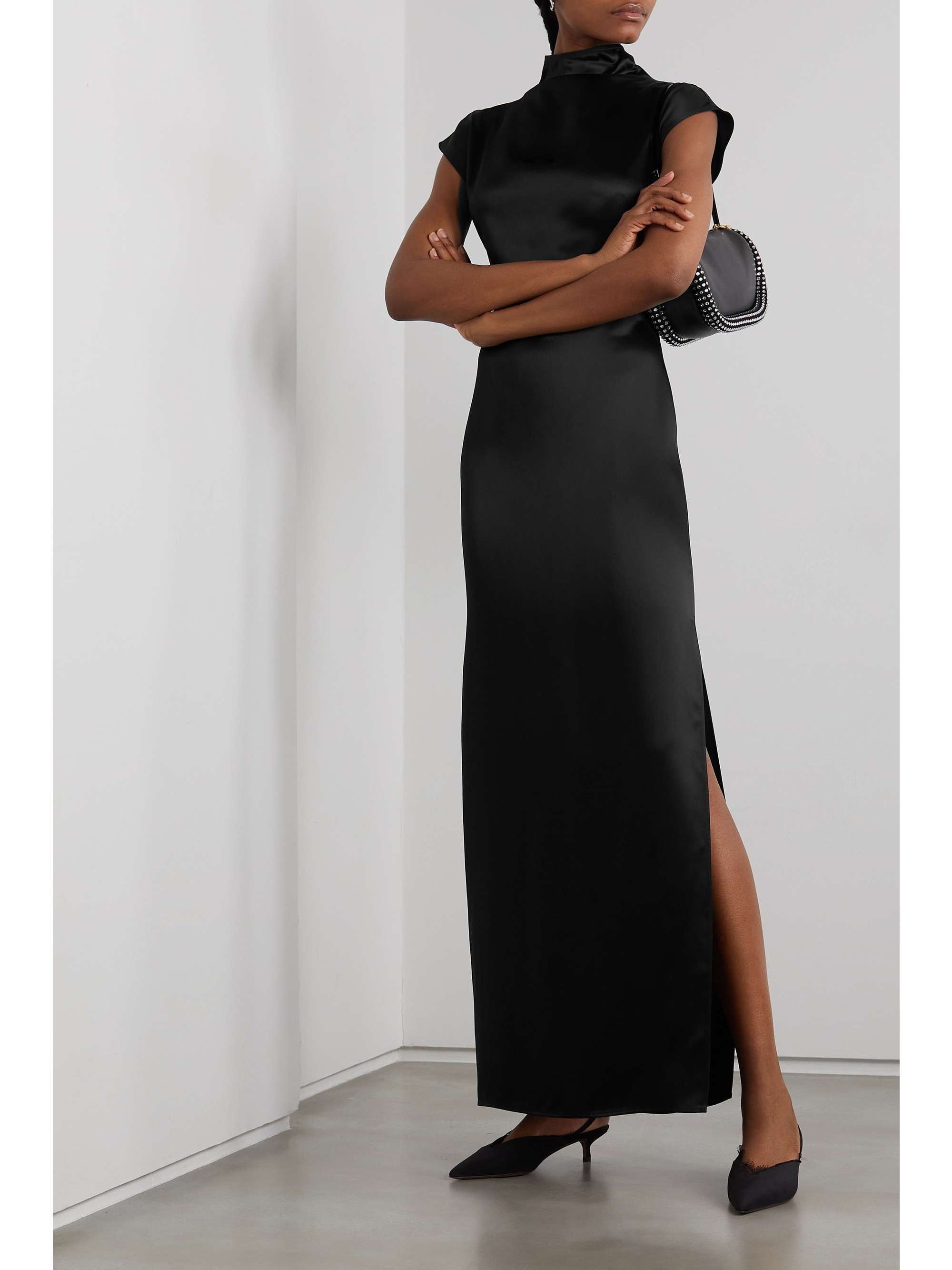 GAUCHERE Satin maxi dress