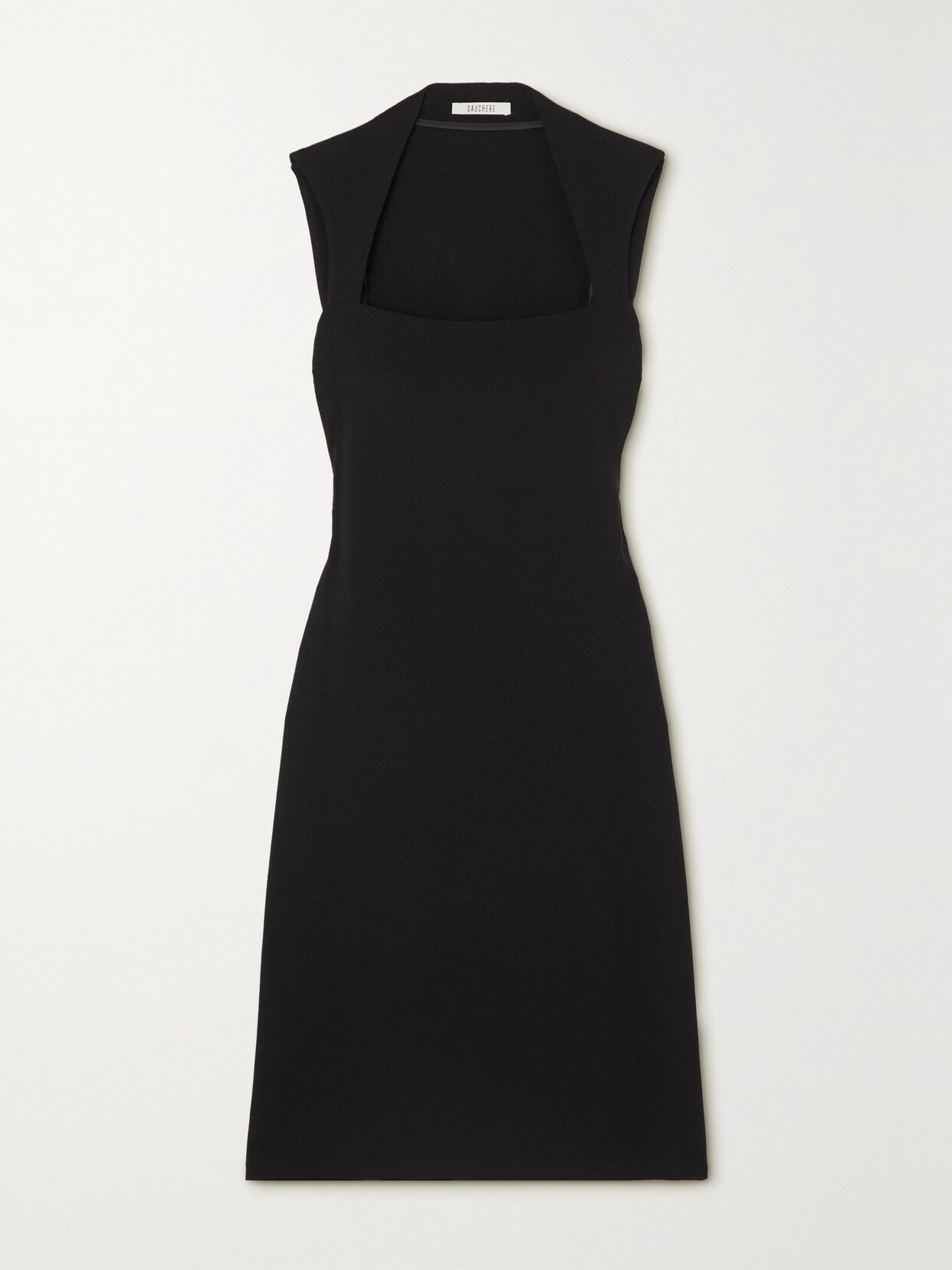 GAUCHERE - Crepe Midi Dress - Black